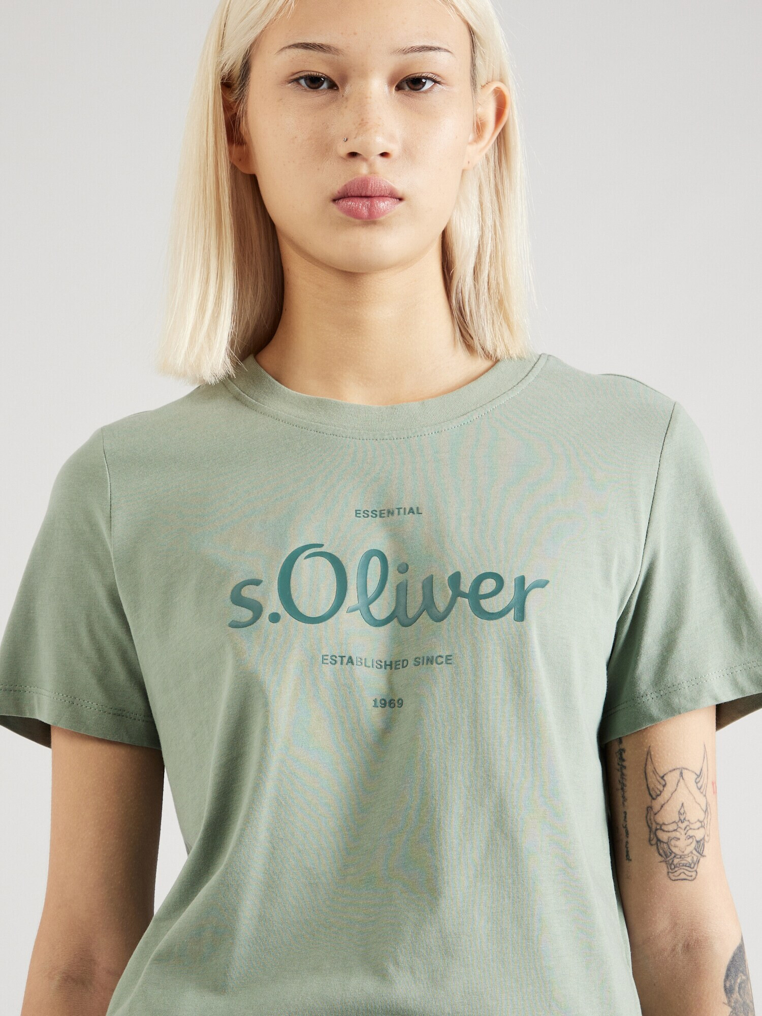 s.Oliver Tricou verde jad / verde închis - Pled.ro