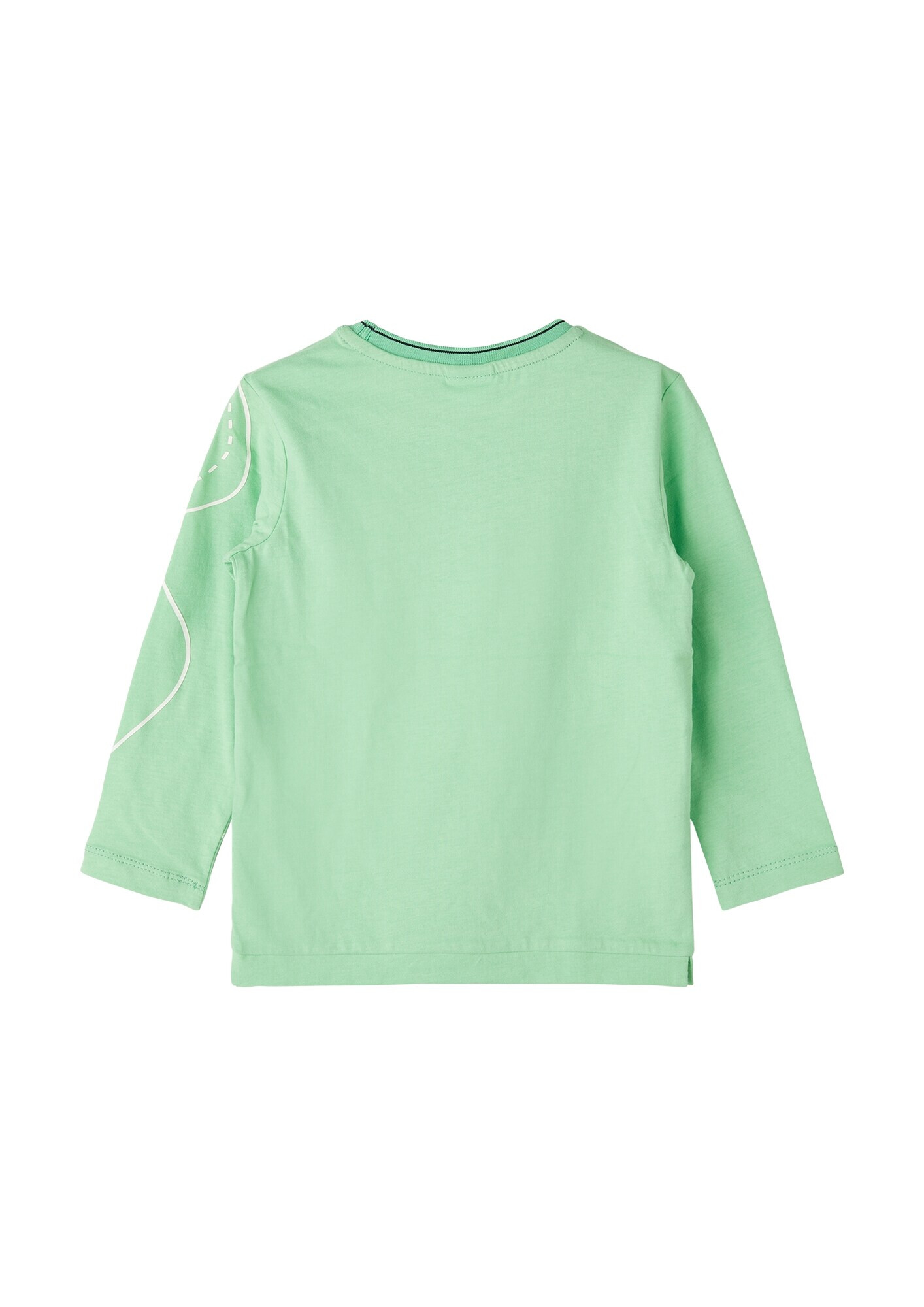 s.Oliver Tricou verde / negru / alb - Pled.ro