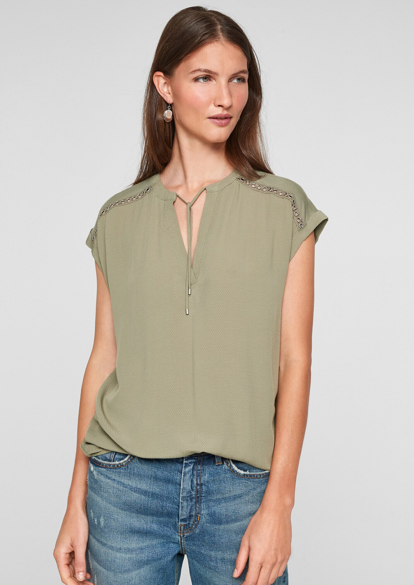 s.Oliver Tricou verde pastel - Pled.ro