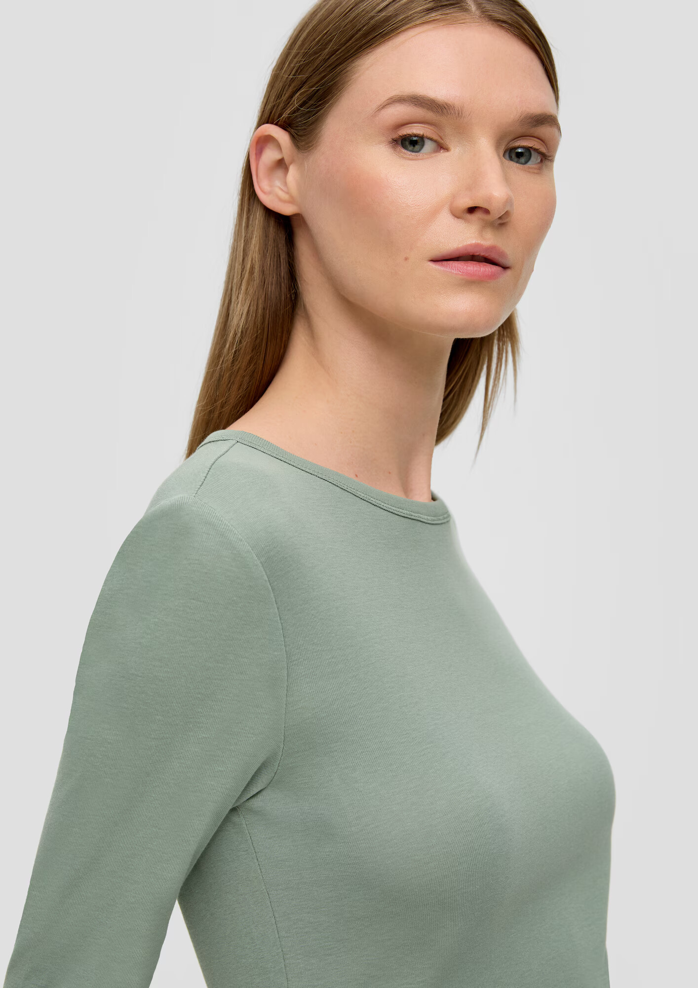 s.Oliver Tricou verde pastel - Pled.ro