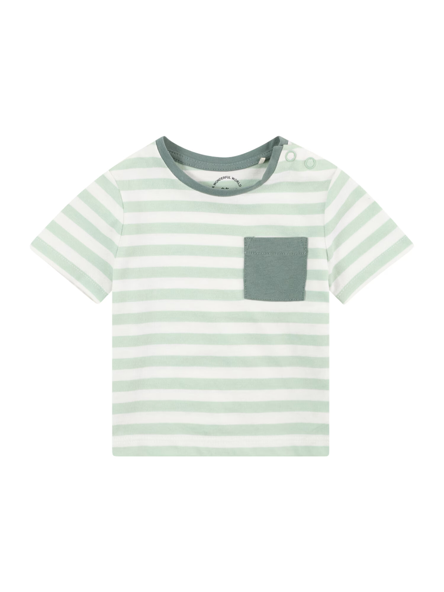 s.Oliver Tricou verde / verde pastel / alb - Pled.ro