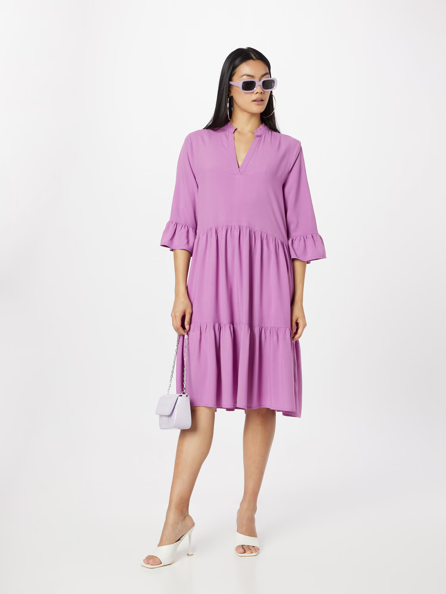 SAINT TROPEZ Rochie 'Eda' magenta - Pled.ro