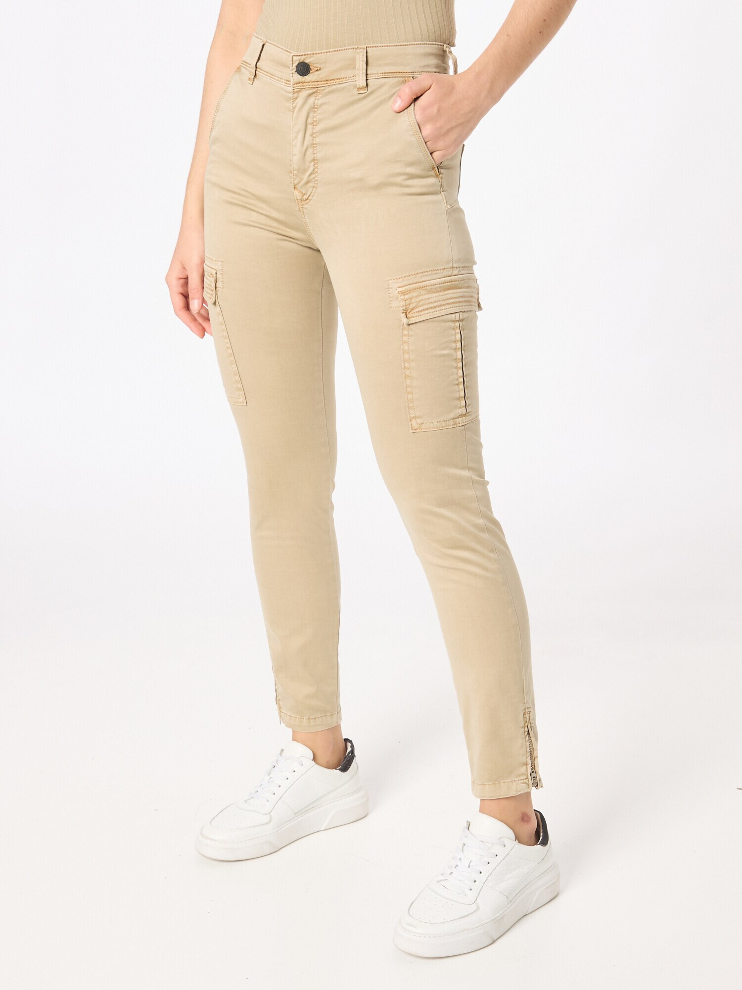 Salsa Jeans Pantaloni cu buzunare ecru - Pled.ro