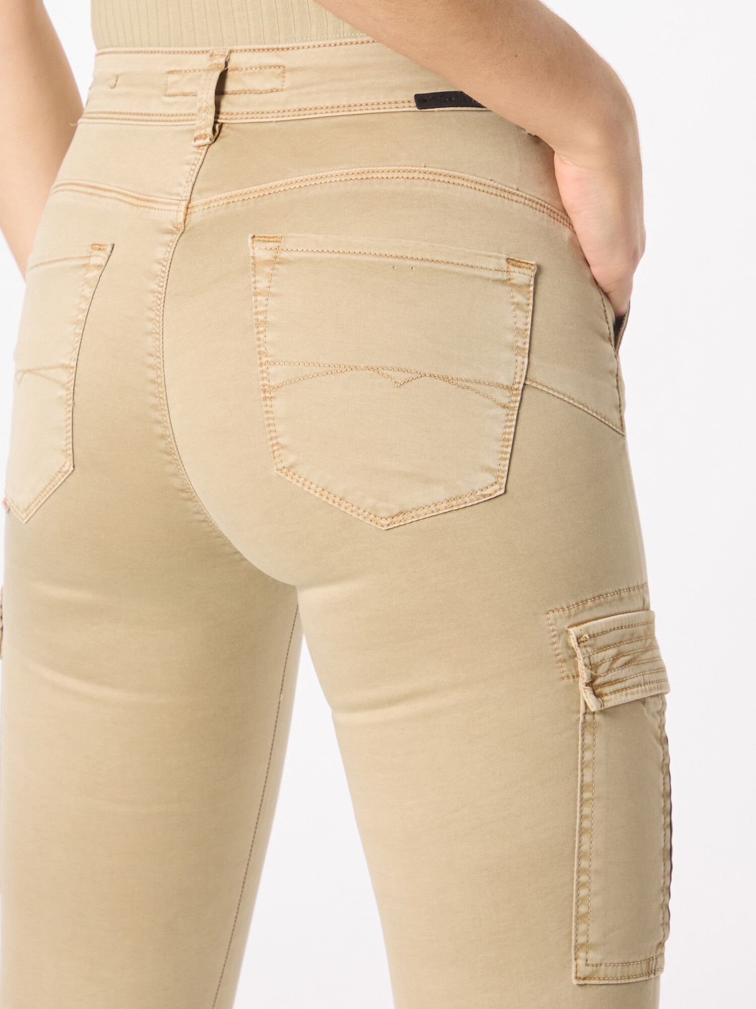 Salsa Jeans Pantaloni cu buzunare ecru - Pled.ro