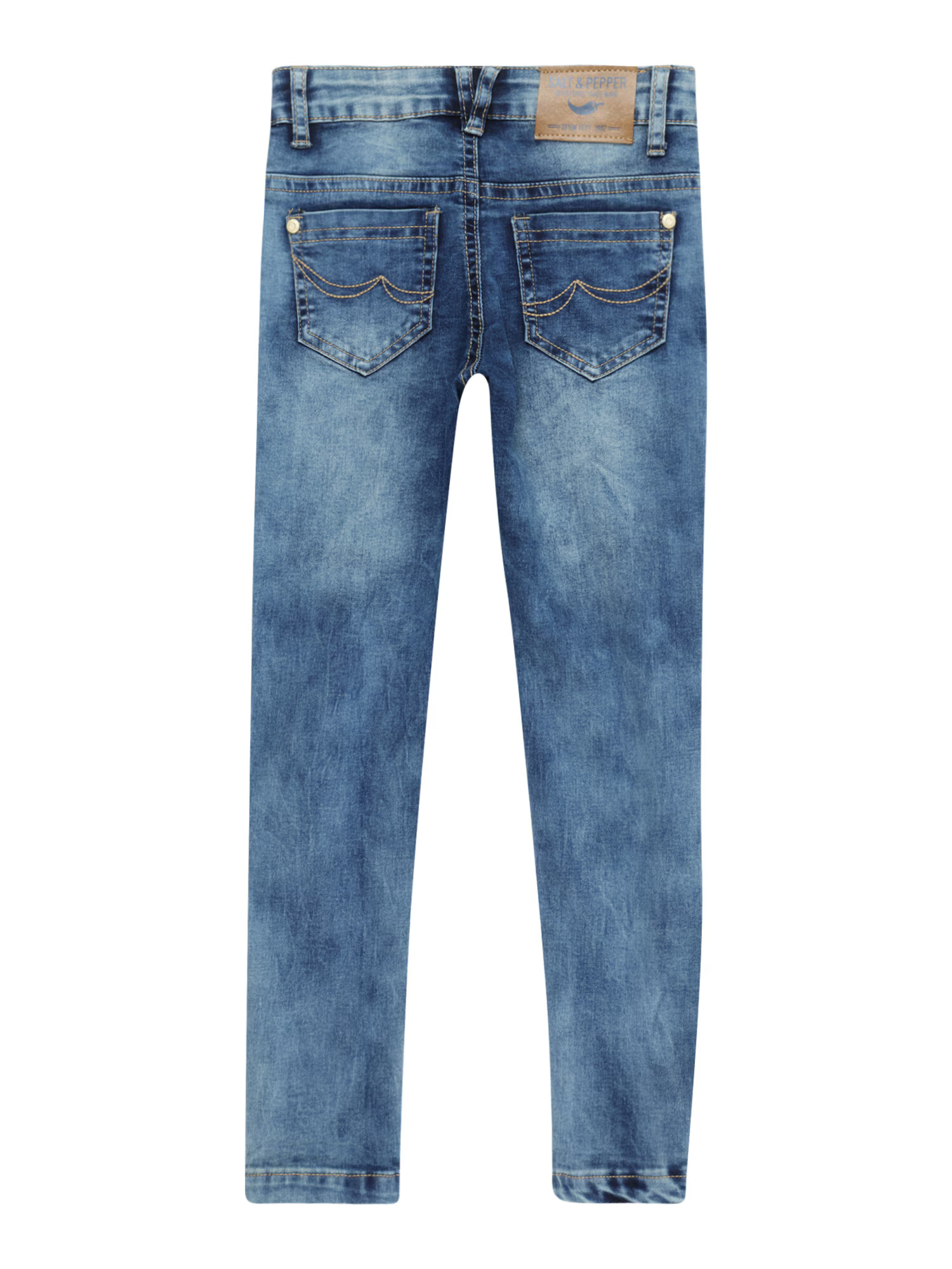 SALT AND PEPPER Jeans 'Horse Sequins' albastru denim / auriu / roz / argintiu - Pled.ro