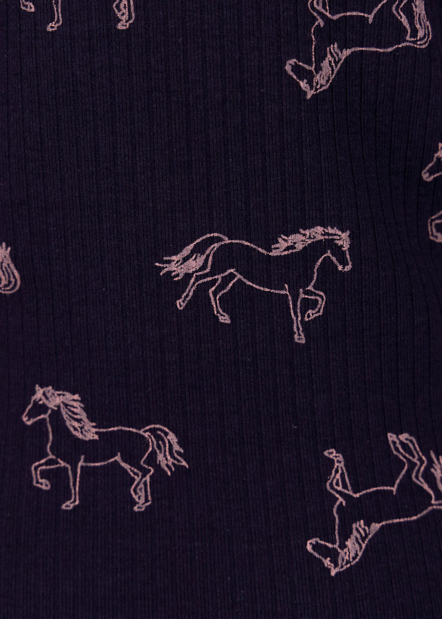 SALT AND PEPPER Tricou 'Wild Horses' albastru marin / roz - Pled.ro