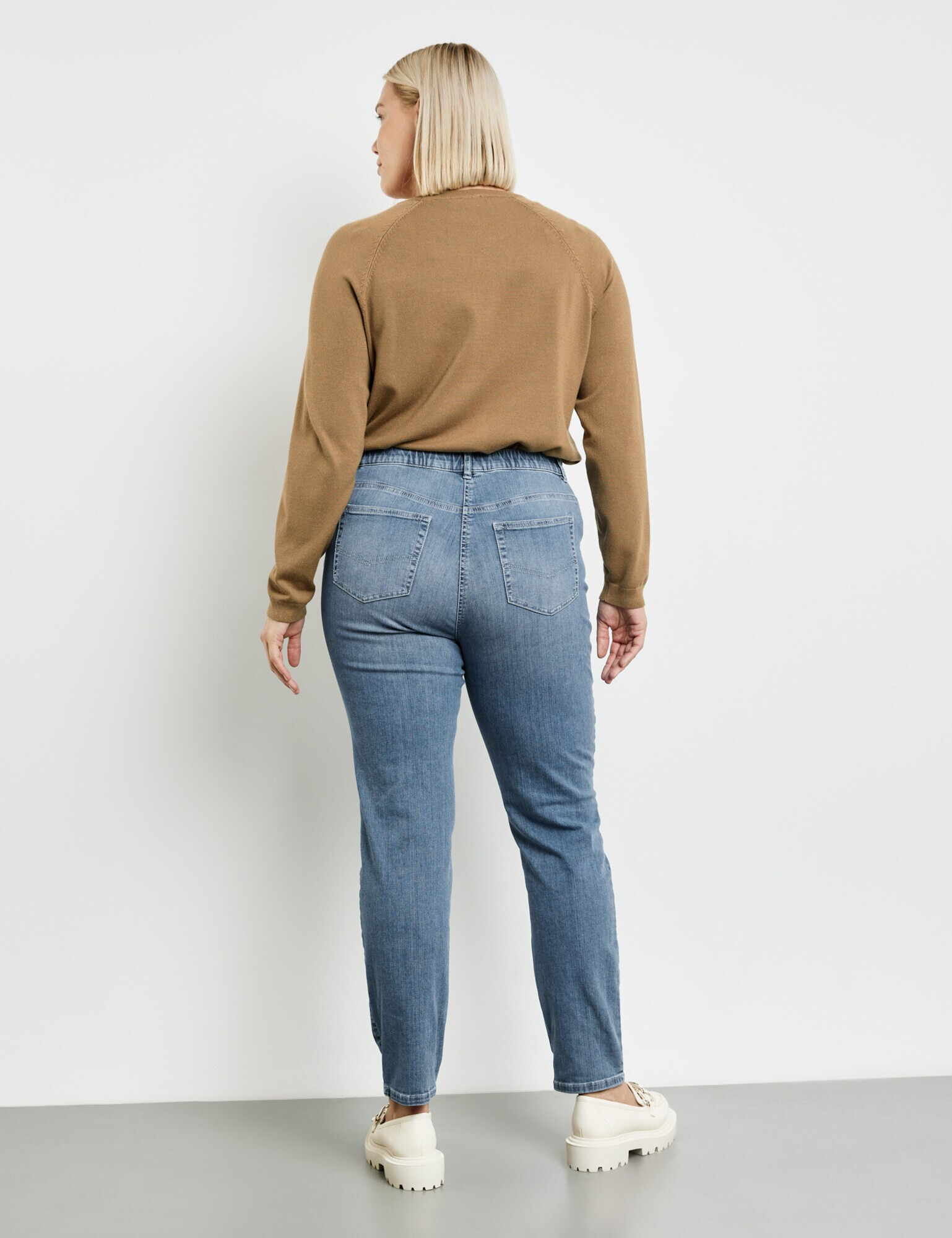 SAMOON Jeans albastru deschis - Pled.ro