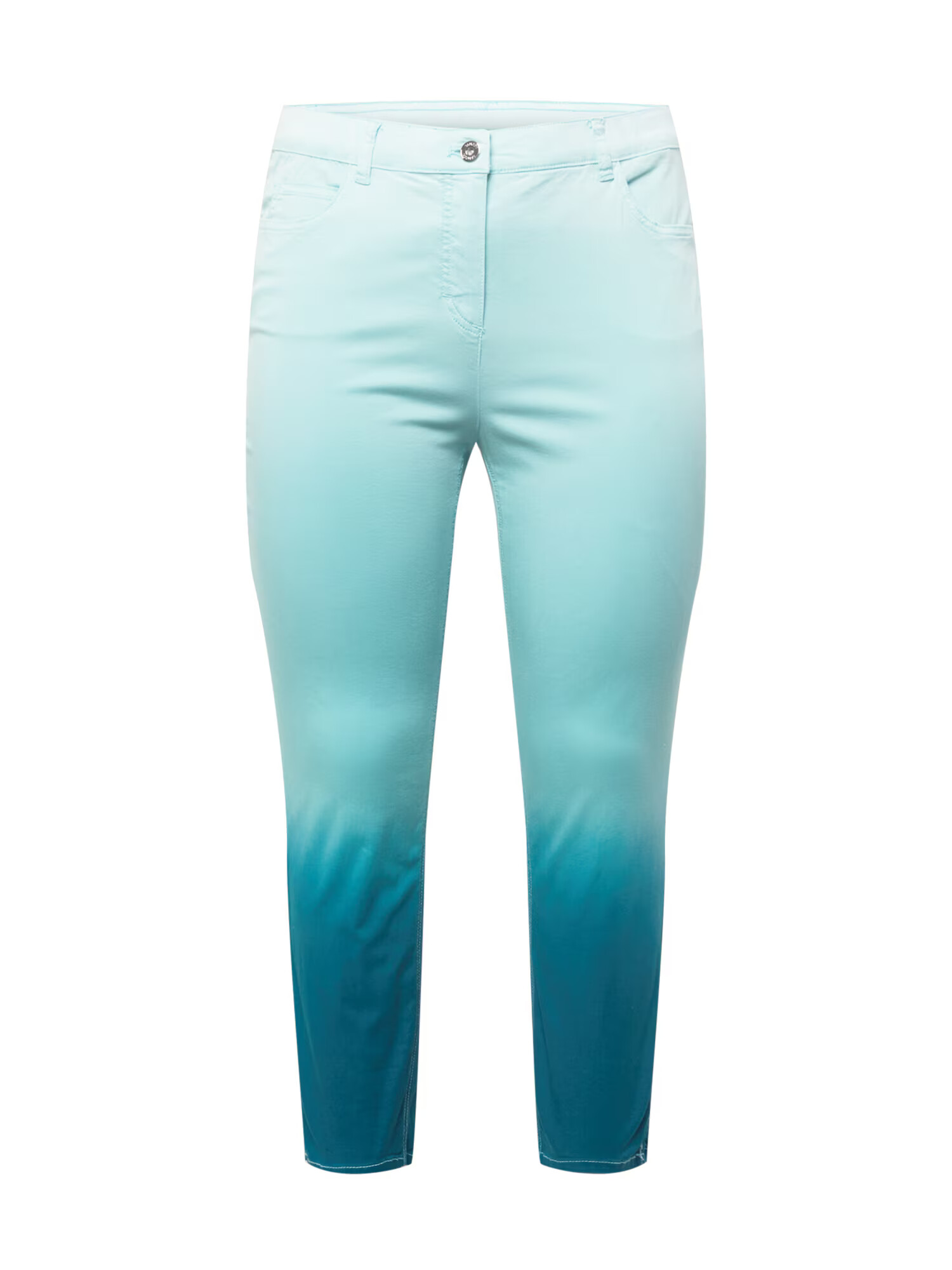 SAMOON Pantaloni turcoaz / albastru aqua / albastru deschis - Pled.ro