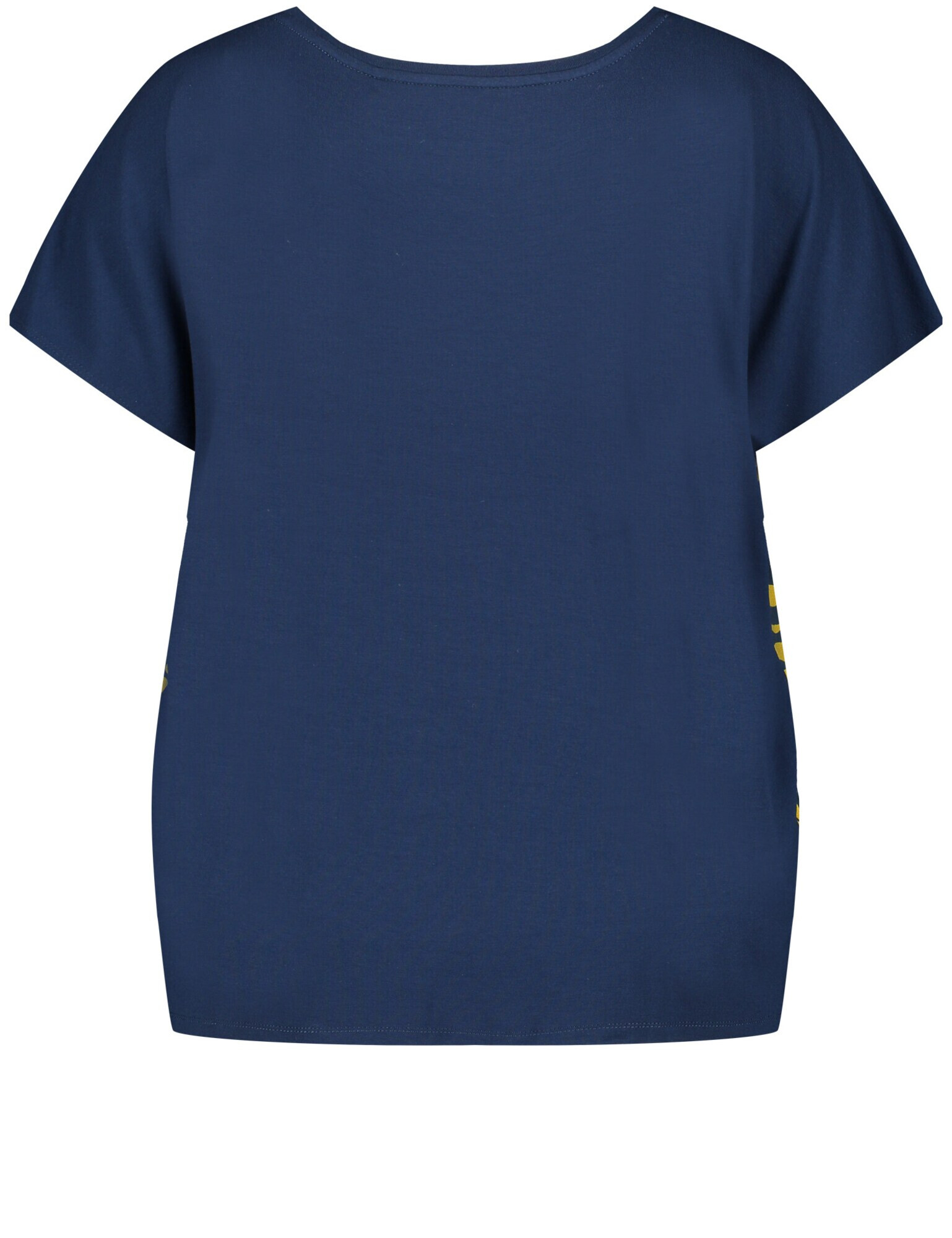 SAMOON Tricou bleumarin / galben / alb - Pled.ro