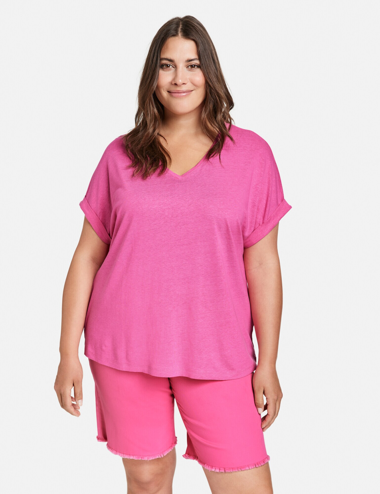 SAMOON Tricou magenta - Pled.ro