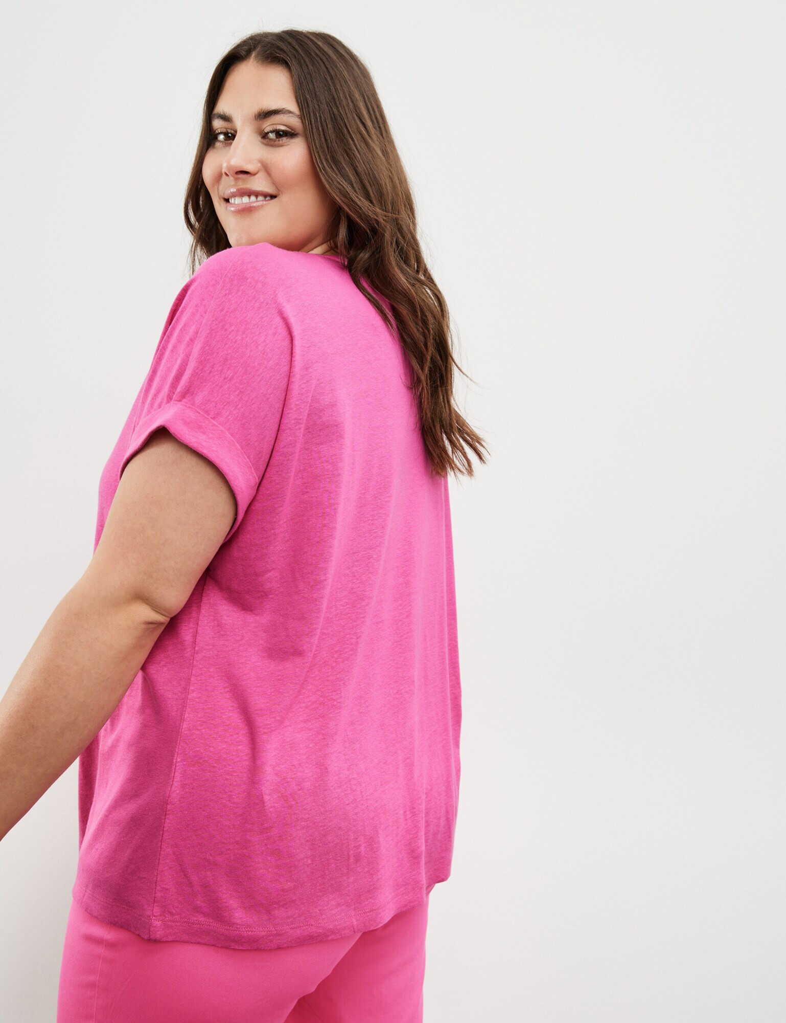 SAMOON Tricou magenta - Pled.ro