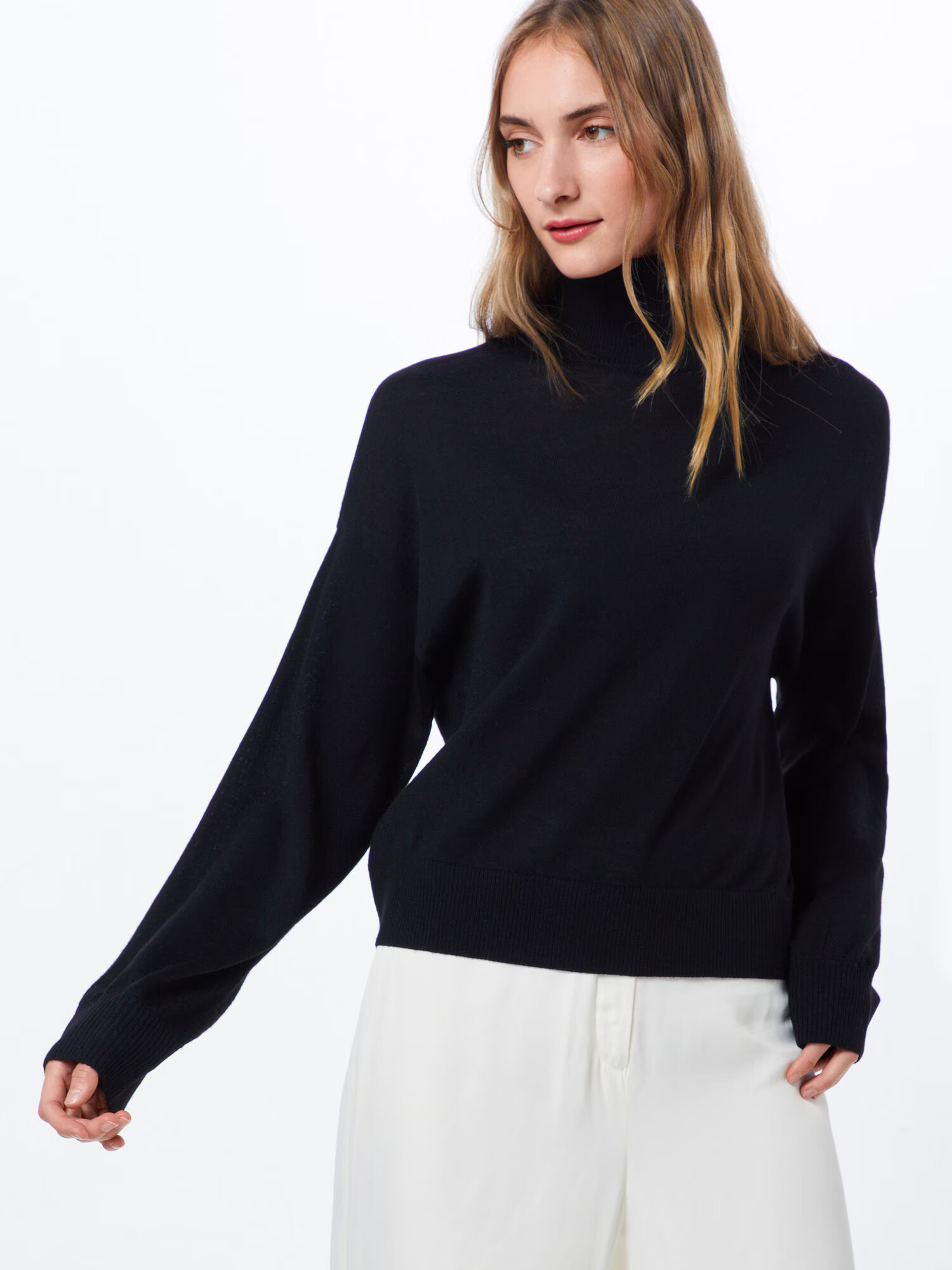 Samsøe Samsøe Pulover 'Kleo turtleneck 11265' negru - Pled.ro