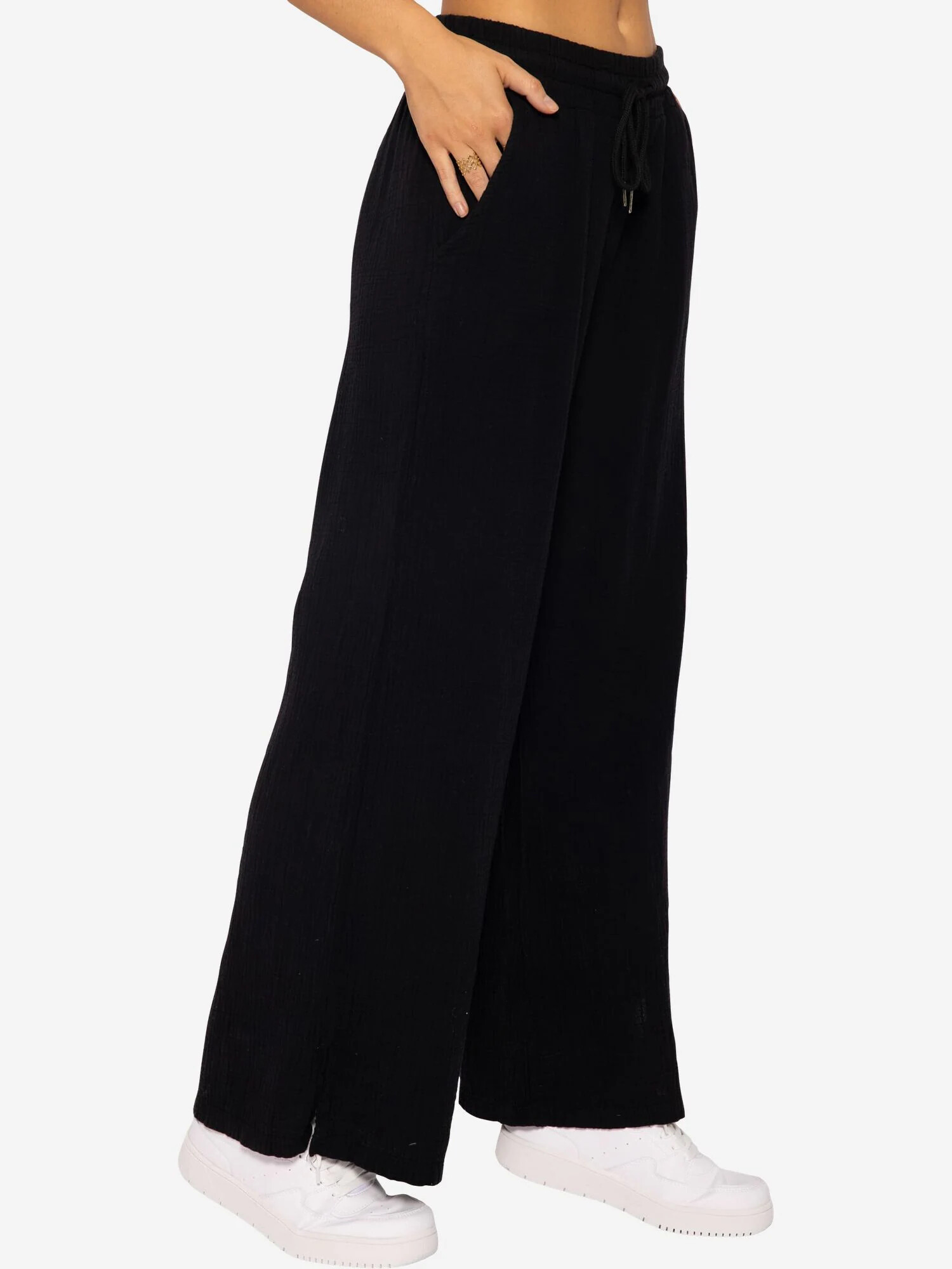 SASSYCLASSY Pantaloni negru - Pled.ro