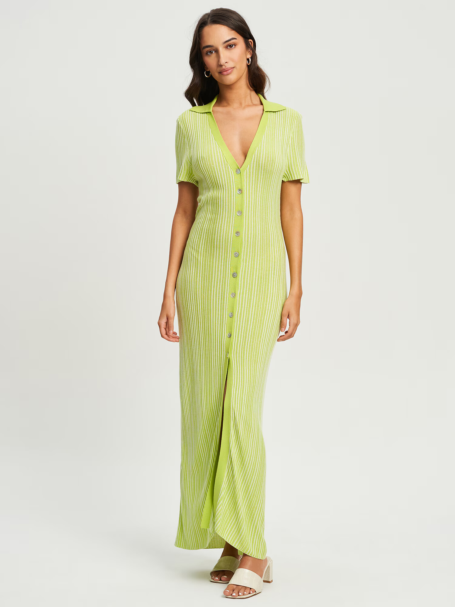 Sável Rochie 'SOLANGE' verde - Pled.ro