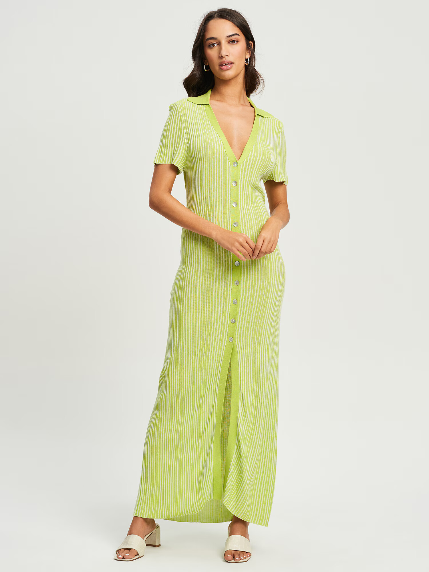 Sável Rochie 'SOLANGE' verde - Pled.ro