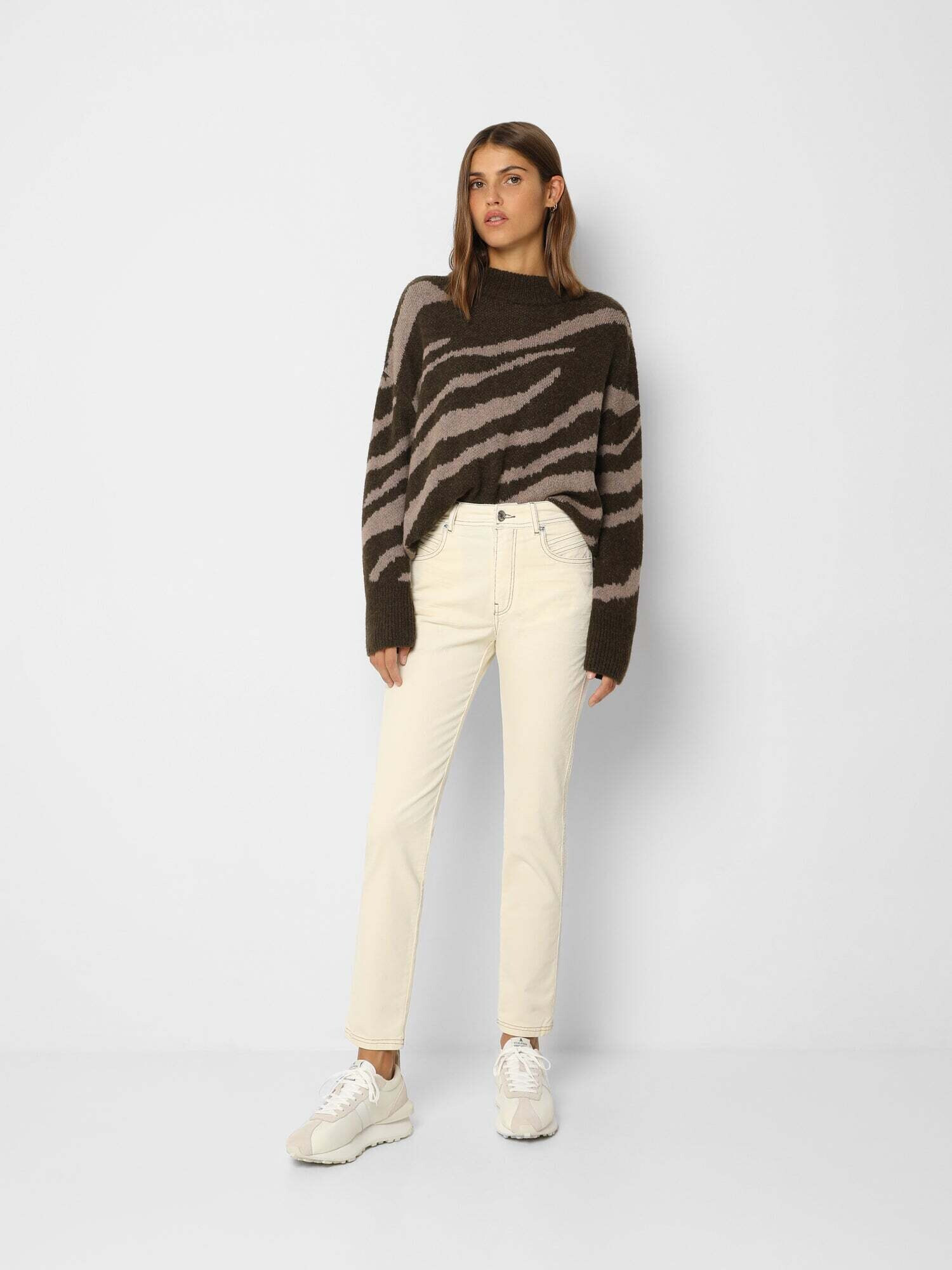 Scalpers Pantaloni 'Corduroy' ecru - Pled.ro