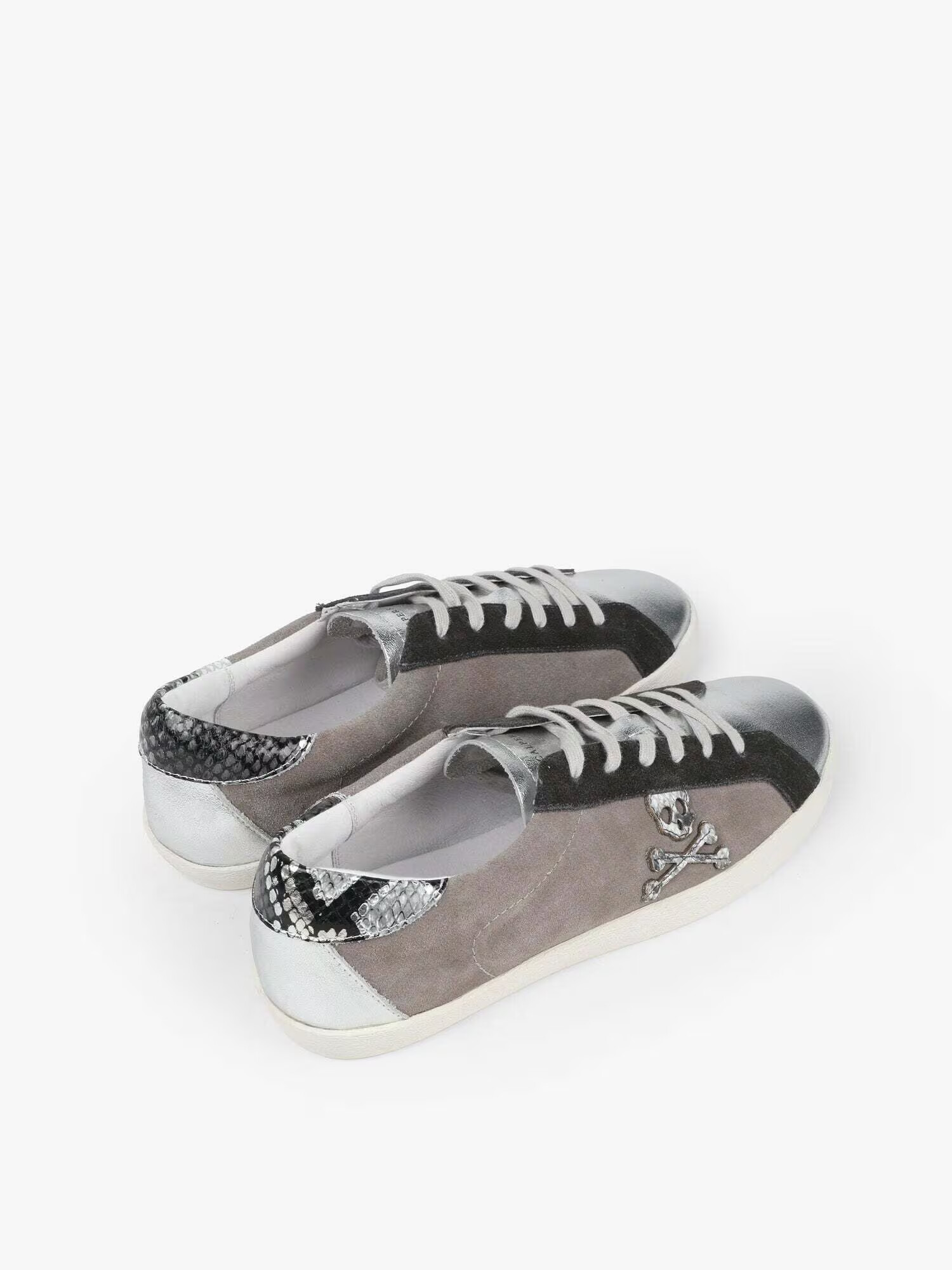 Scalpers Sneaker low 'Lia' negru / argintiu / transparent - Pled.ro