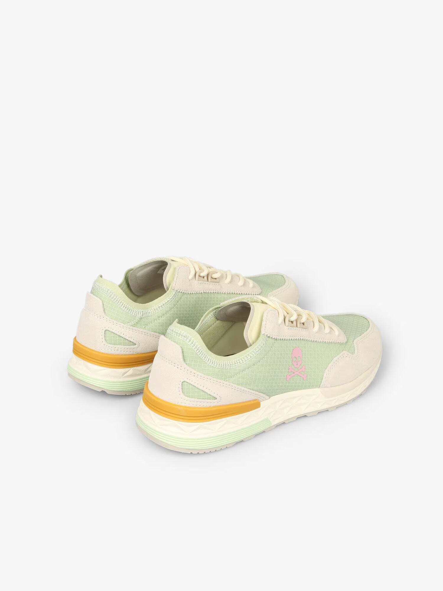 Scalpers Sneaker low 'Moon' bej / verde deschis / portocaliu - Pled.ro