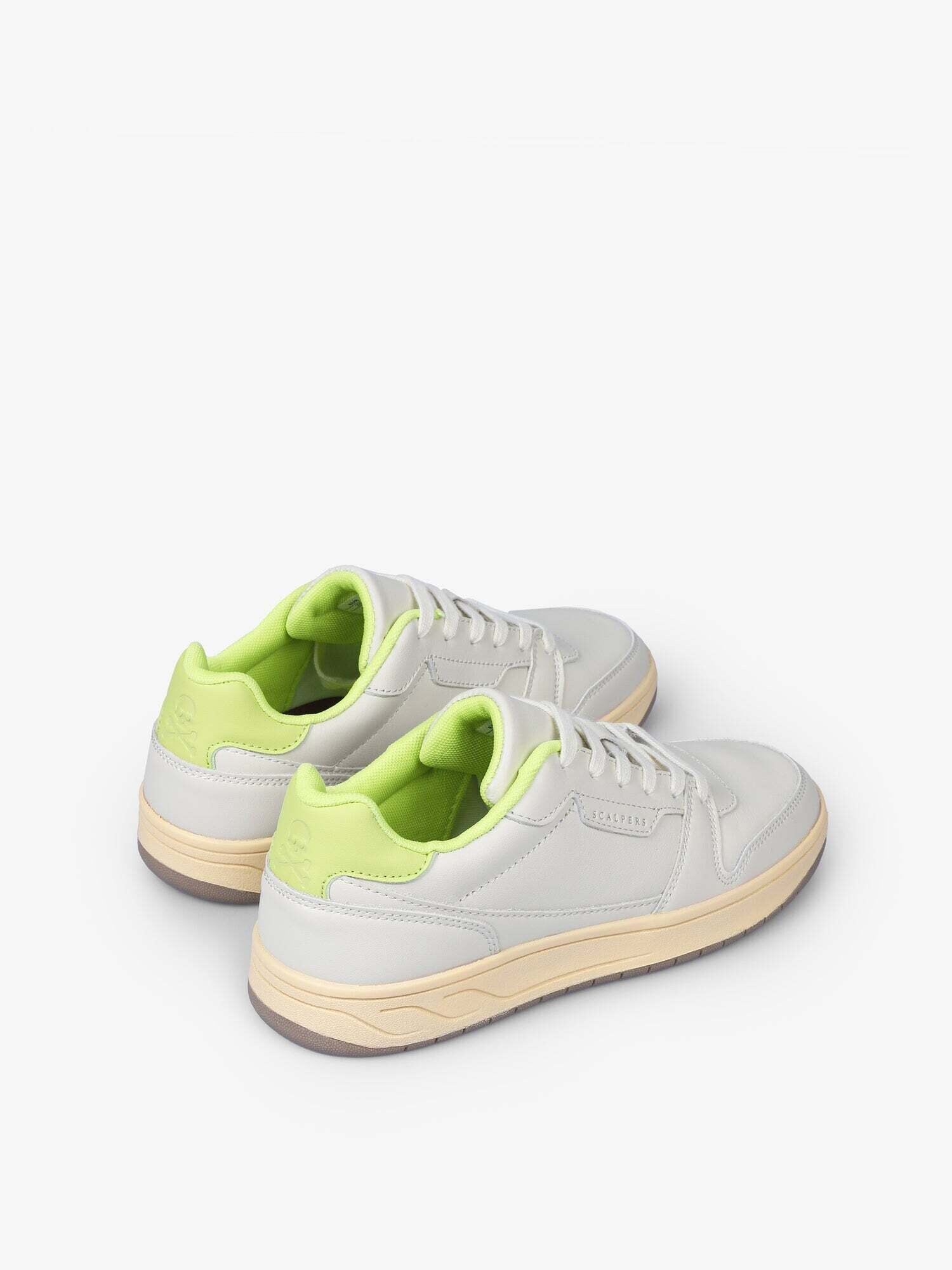 Scalpers Sneaker low 'Whilor' verde limetă / alb - Pled.ro