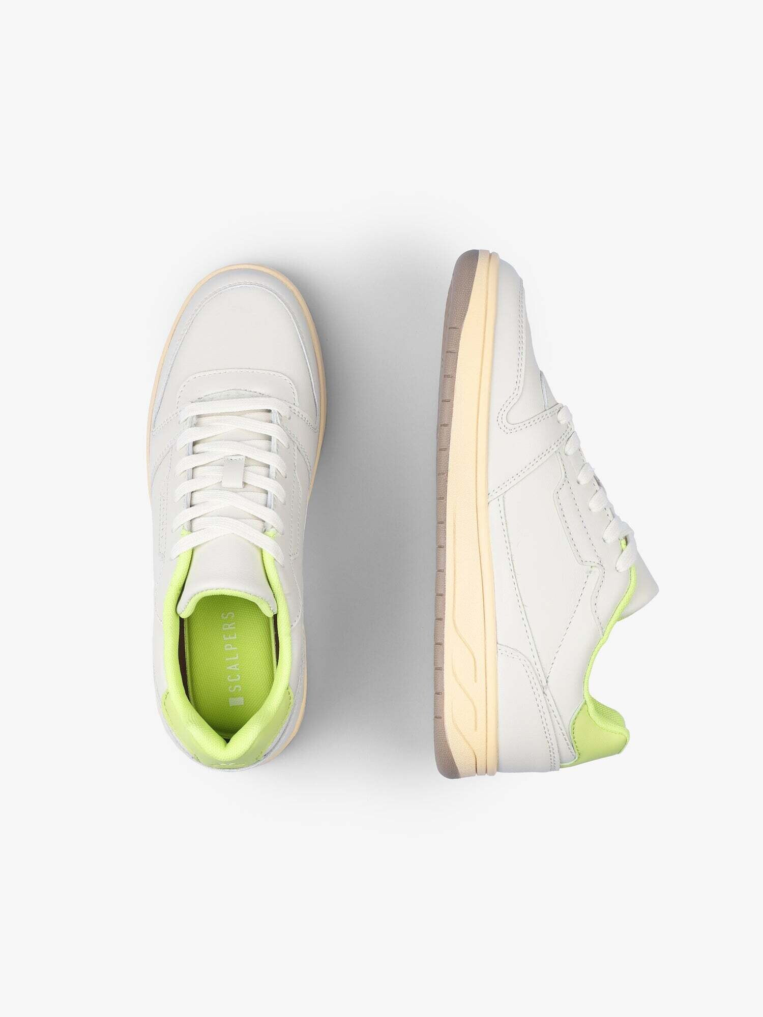 Scalpers Sneaker low 'Whilor' verde limetă / alb - Pled.ro