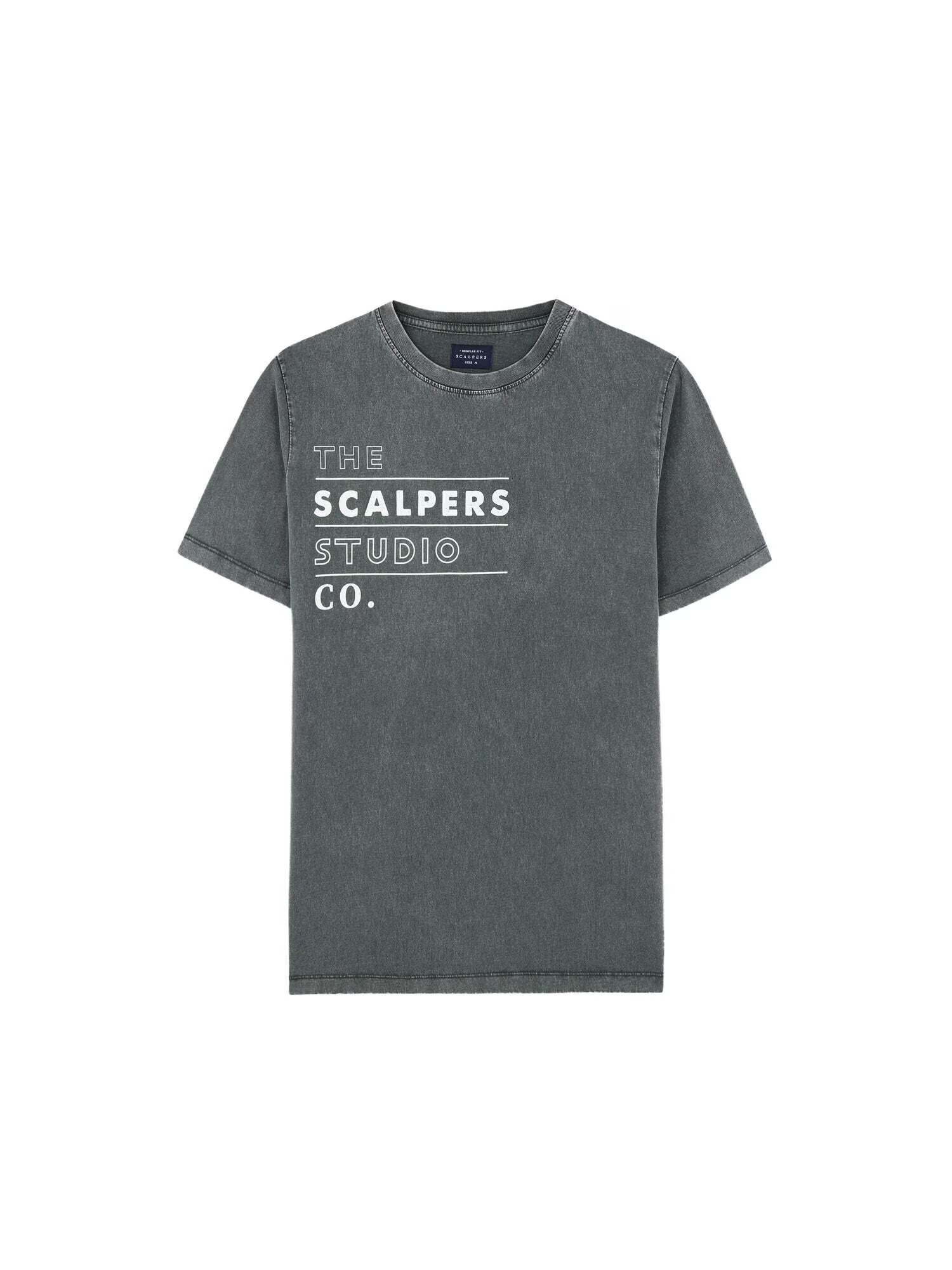 Scalpers Tricou verde amestecat / alb - Pled.ro