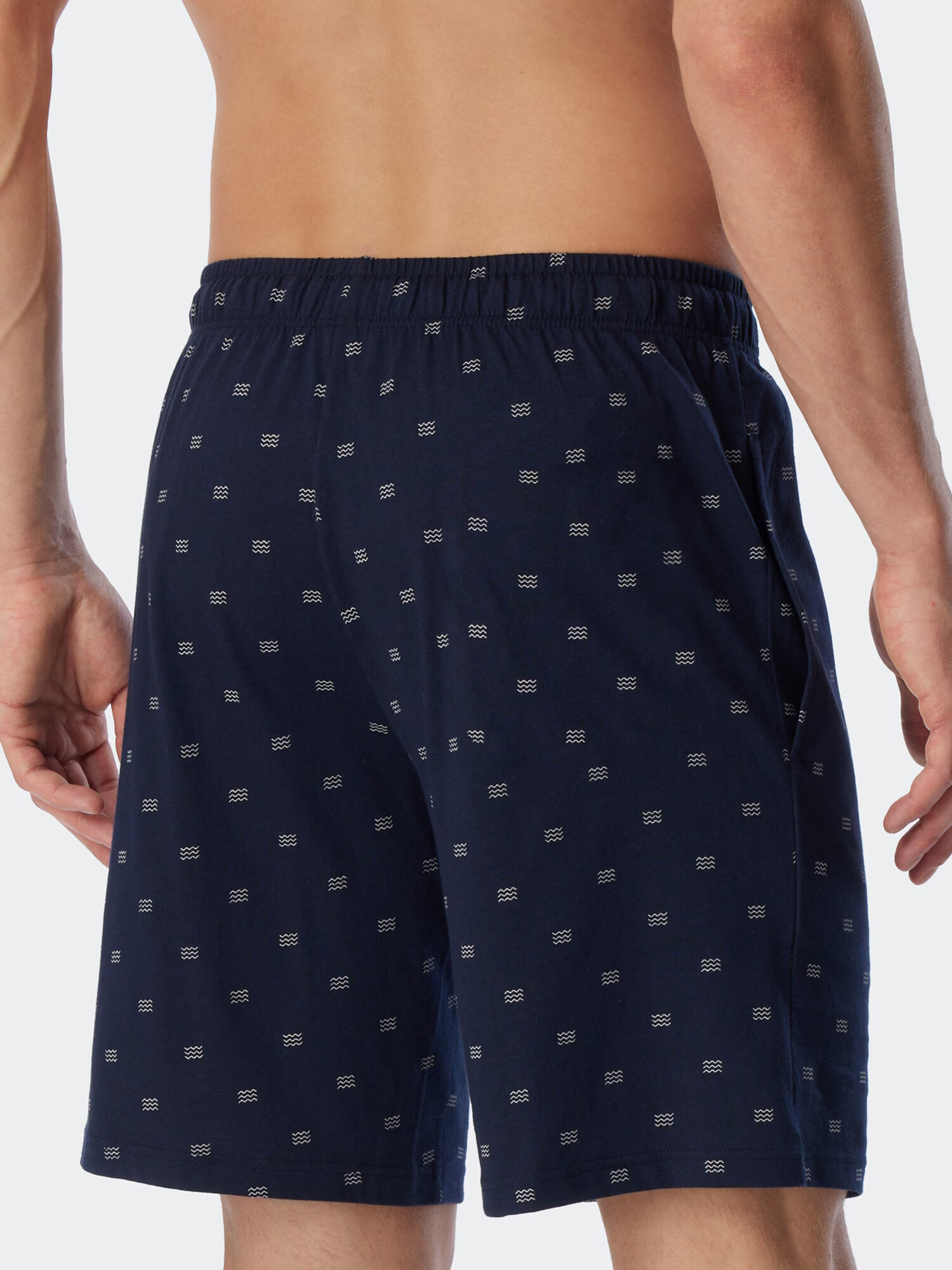 SCHIESSER Pantaloni de pijama albastru noapte / alb - Pled.ro