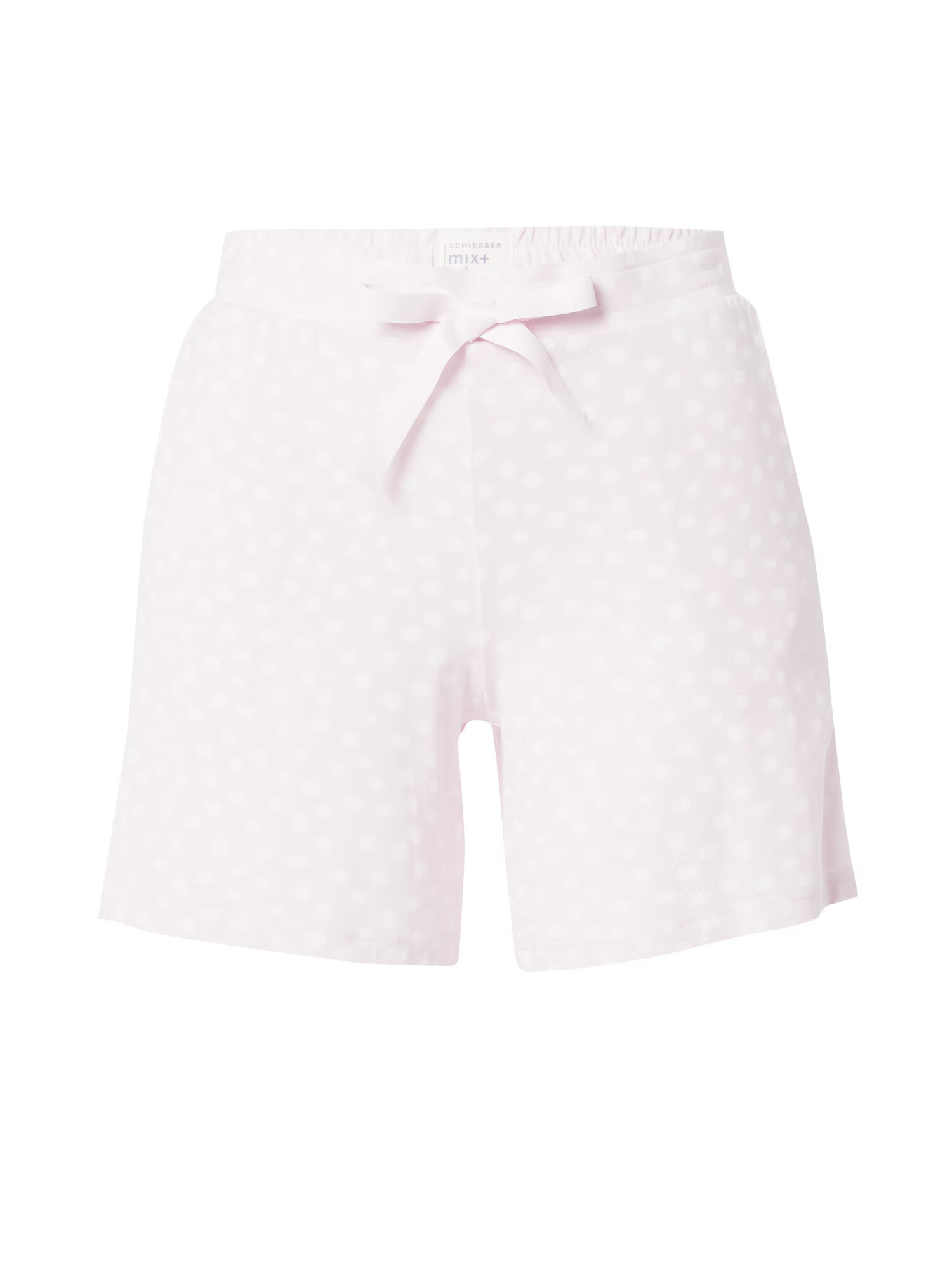 SCHIESSER Pantaloni de pijama roz / alb - Pled.ro