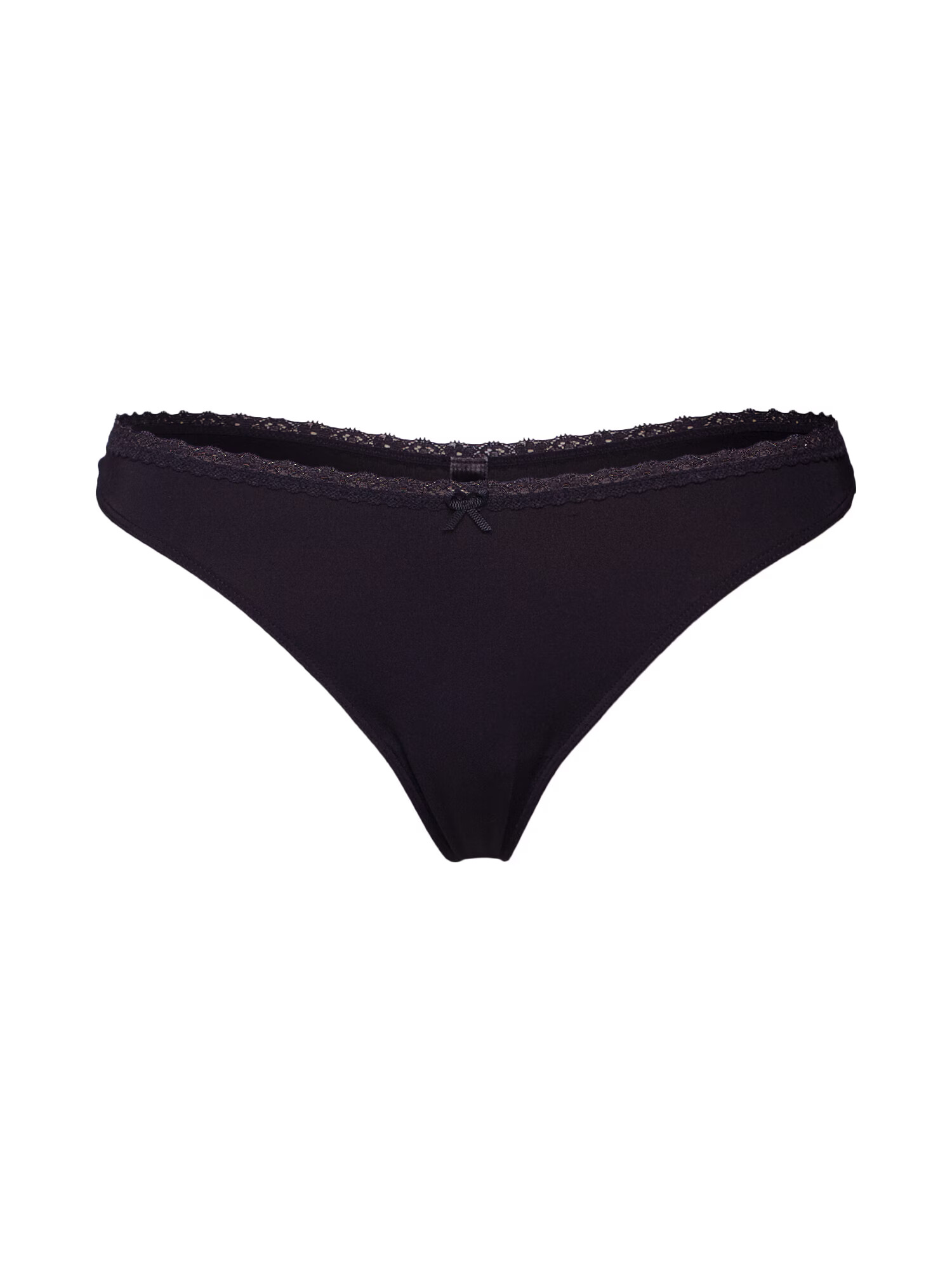 SCHIESSER Tanga negru - Pled.ro