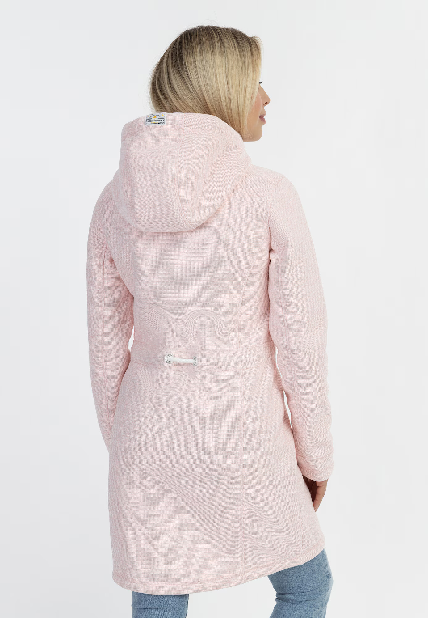 Schmuddelwedda Jachetă fleece 'Kawai' rosé / alb murdar - Pled.ro