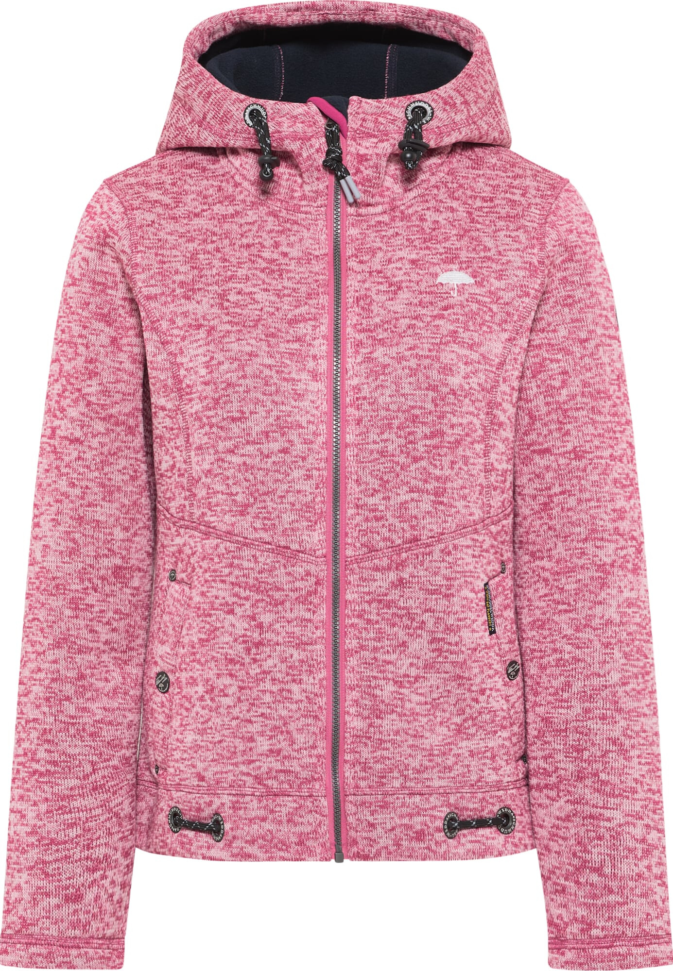 Schmuddelwedda Jachetă fleece roz / magenta / negru / argintiu - Pled.ro