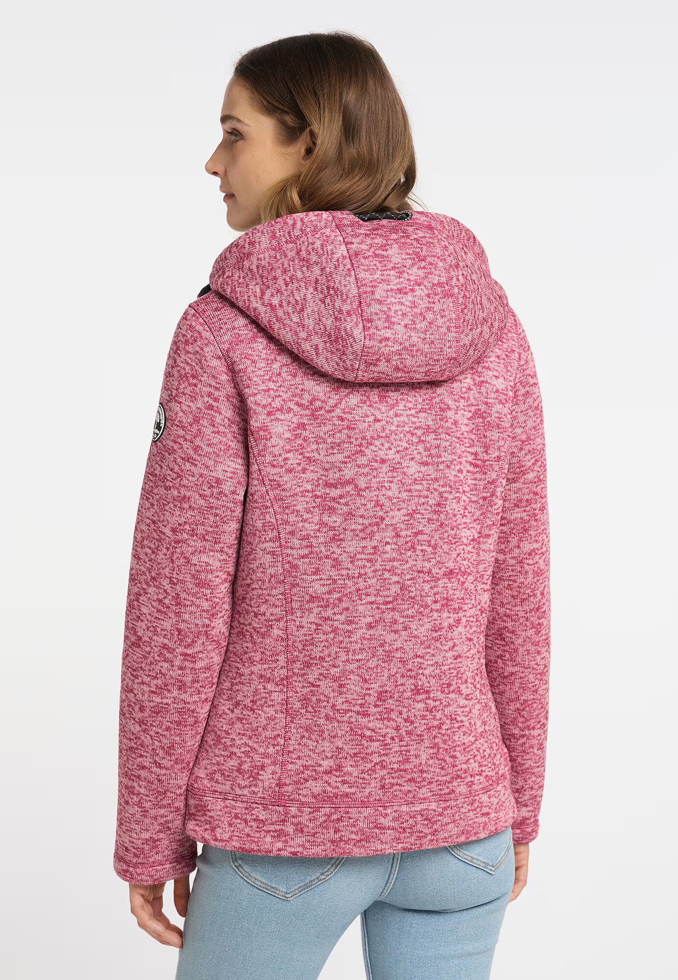 Schmuddelwedda Jachetă fleece roz / magenta / negru / argintiu - Pled.ro