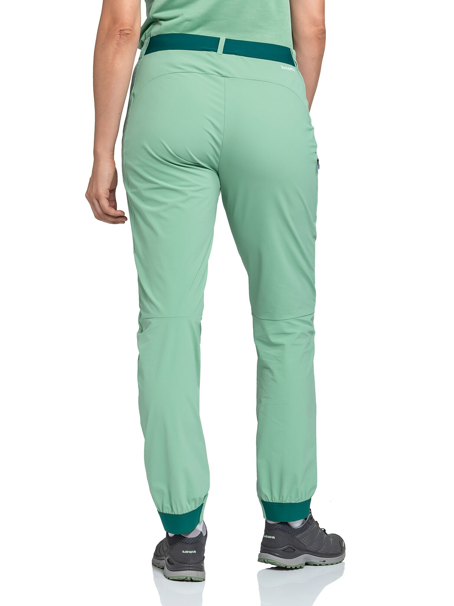 Schöffel Pantaloni outdoor 'Hestad' verde jad - Pled.ro