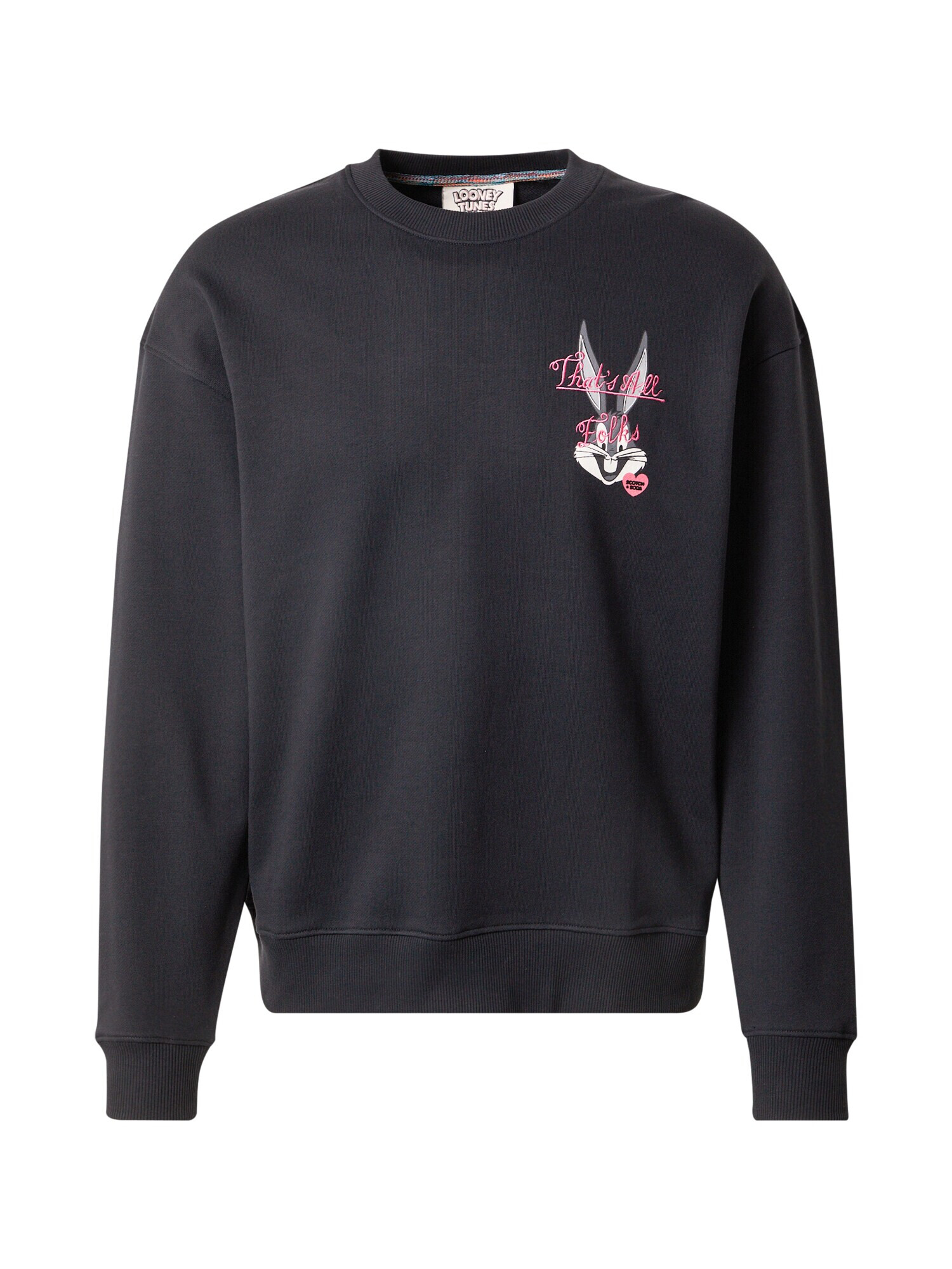 SCOTCH & SODA Bluză de molton 'Bugs Bunny' gri / roz deschis / negru / alb - Pled.ro