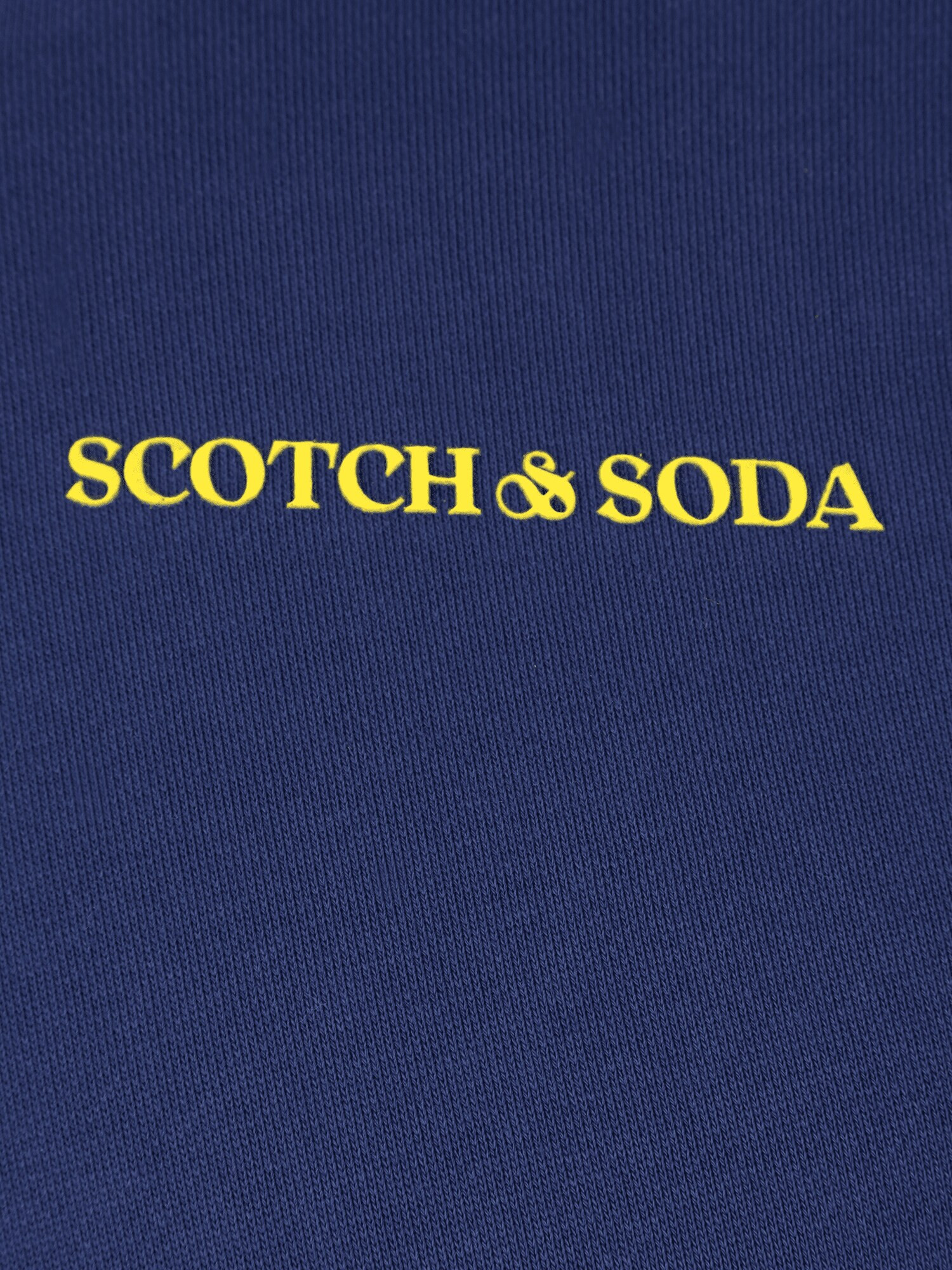 SCOTCH & SODA Bluză de molton indigo / galben - Pled.ro