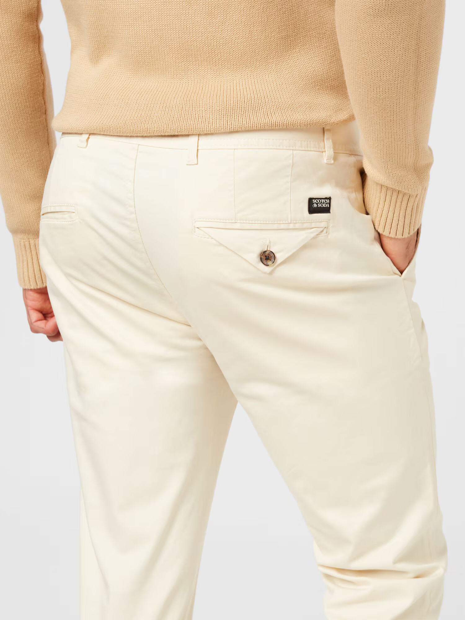 SCOTCH & SODA Pantaloni eleganți 'Mott' ecru - Pled.ro