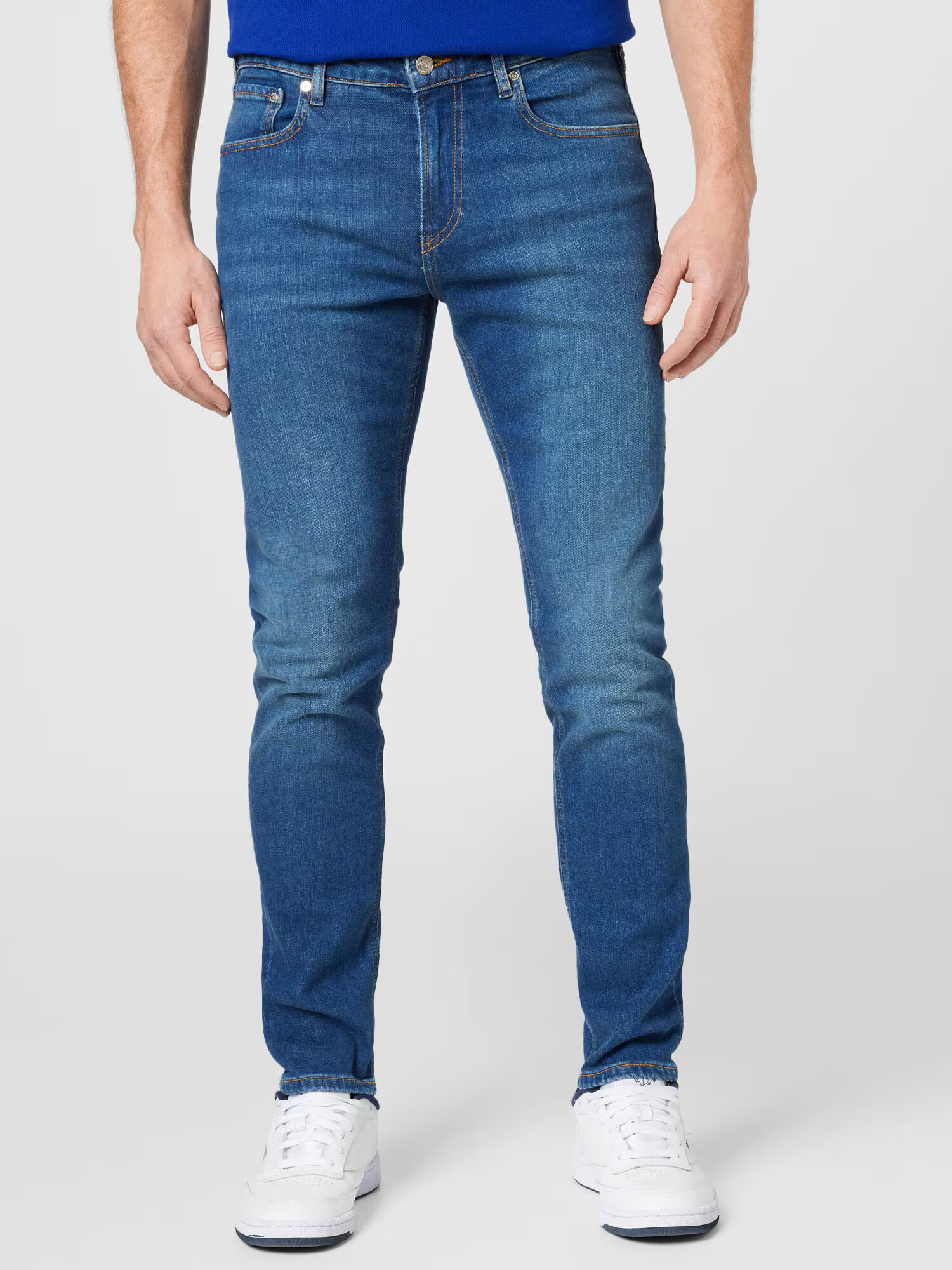 SCOTCH & SODA Jeans 'Essentials Skim in organic cotton' albastru denim - Pled.ro