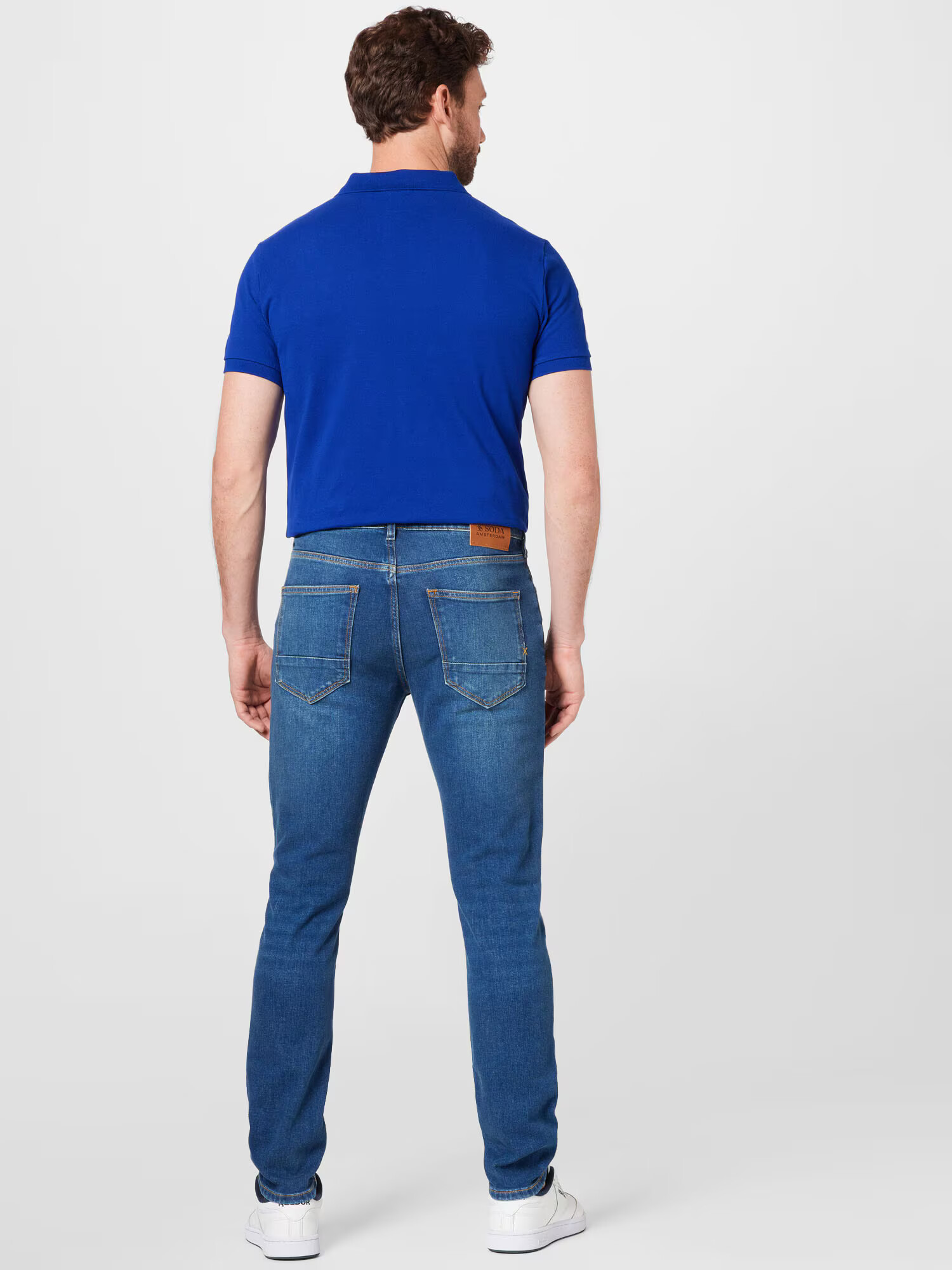 SCOTCH & SODA Jeans 'Essentials Skim in organic cotton' albastru denim - Pled.ro