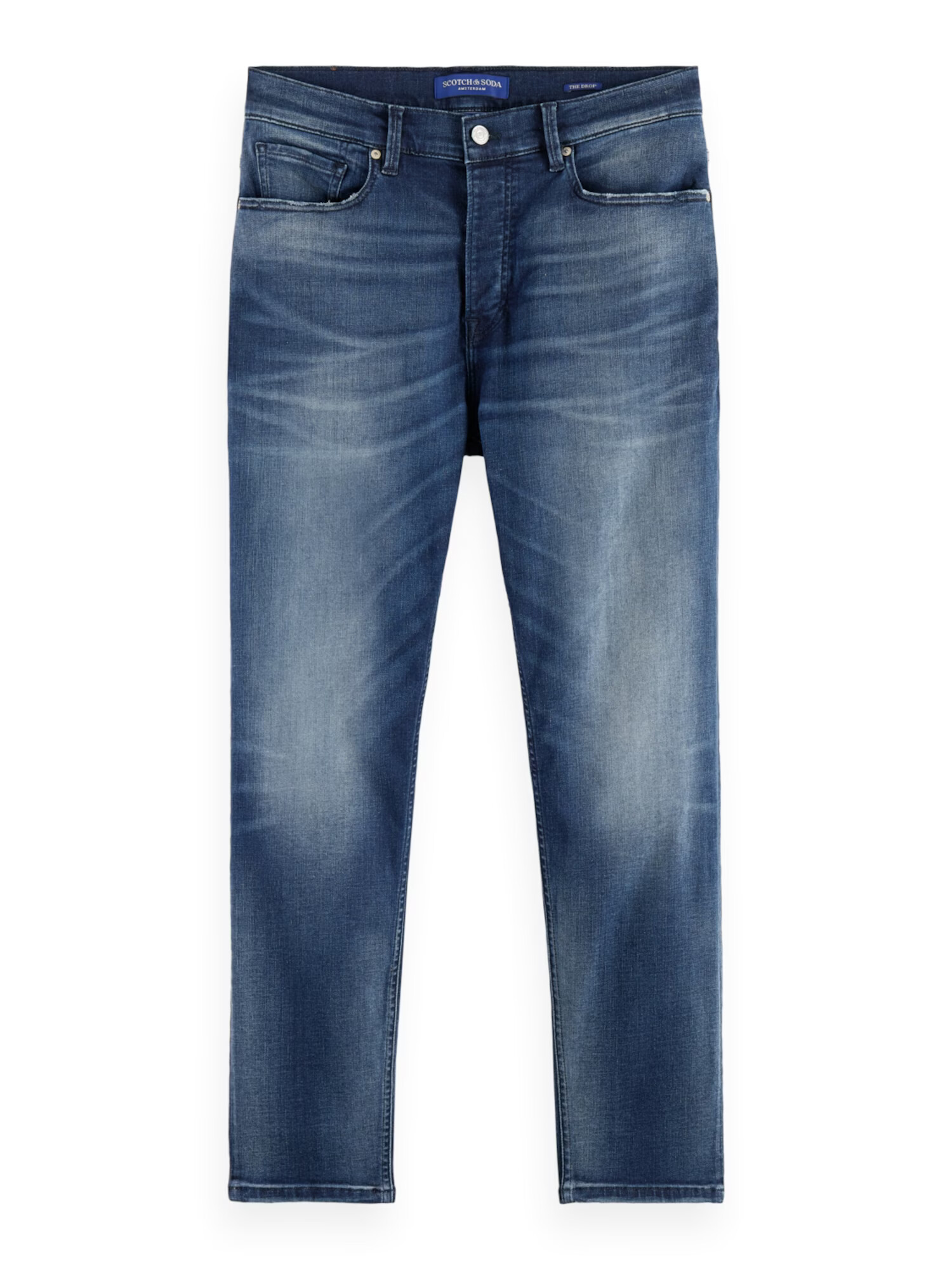 SCOTCH & SODA Jeans 'The Drop regular tapered jeans' albastru denim - Pled.ro