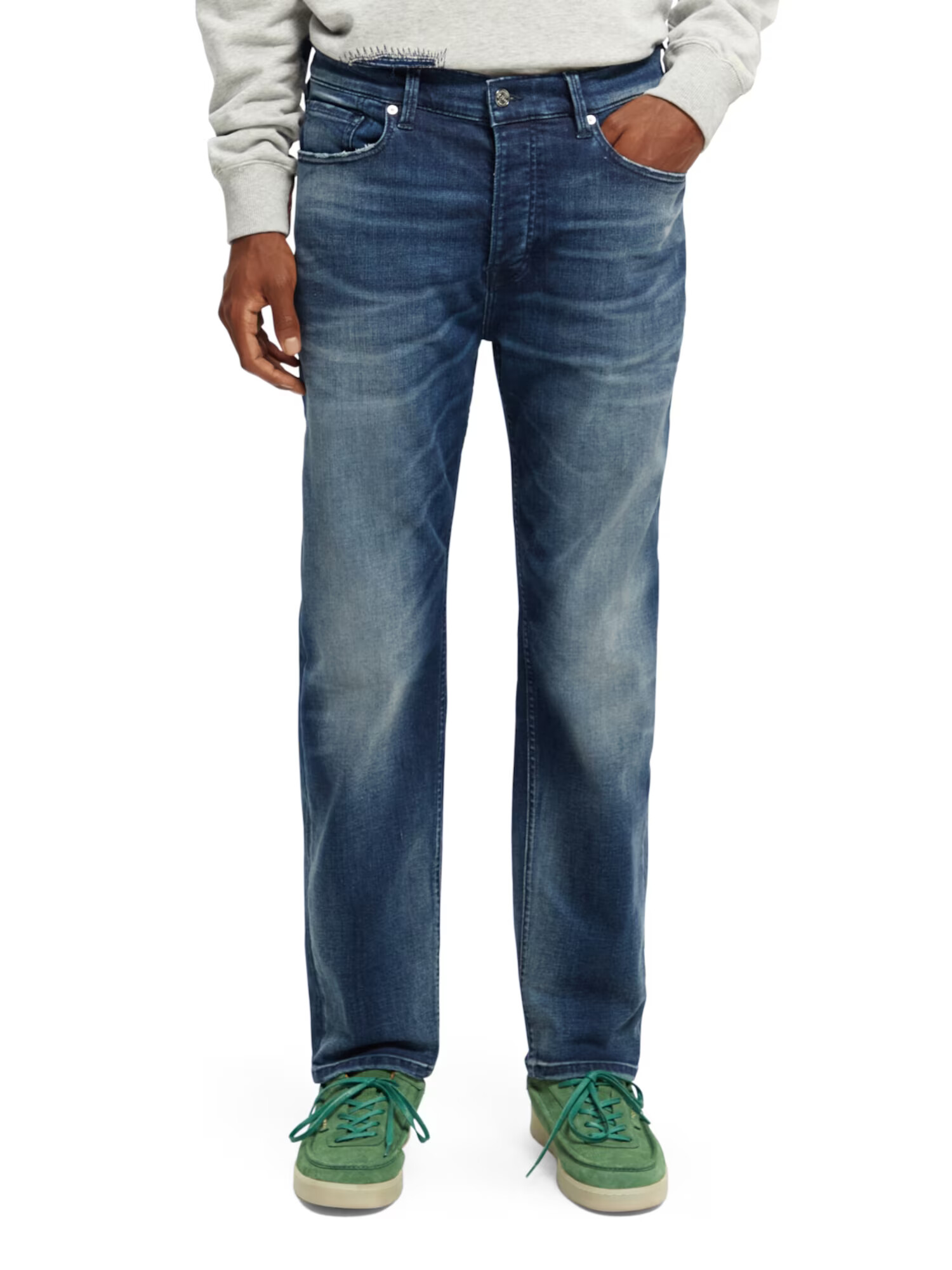 SCOTCH & SODA Jeans 'The Drop regular tapered jeans' albastru denim - Pled.ro