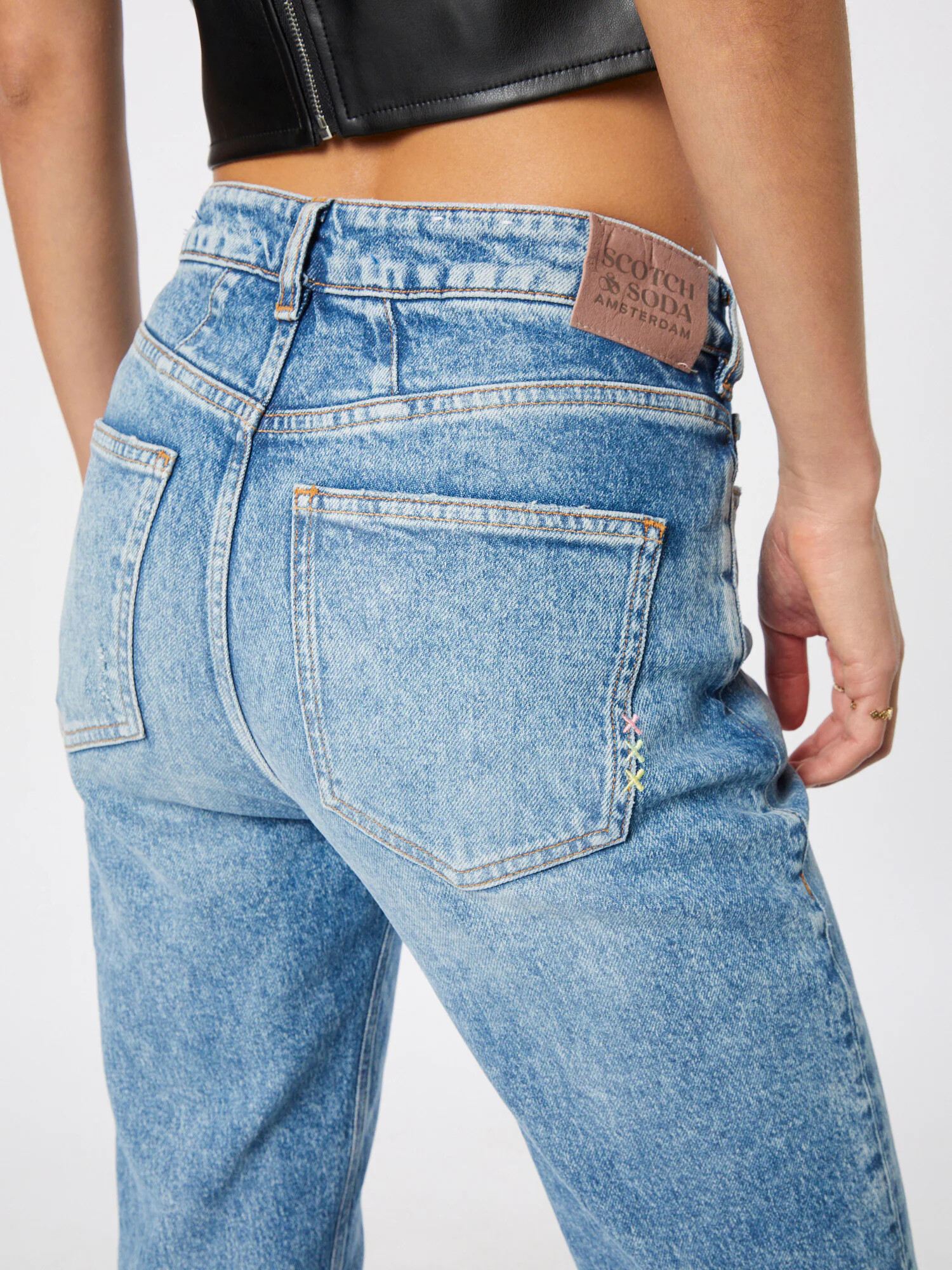 SCOTCH & SODA Jeans 'High Five slim jeans — Reawaken' albastru denim - Pled.ro