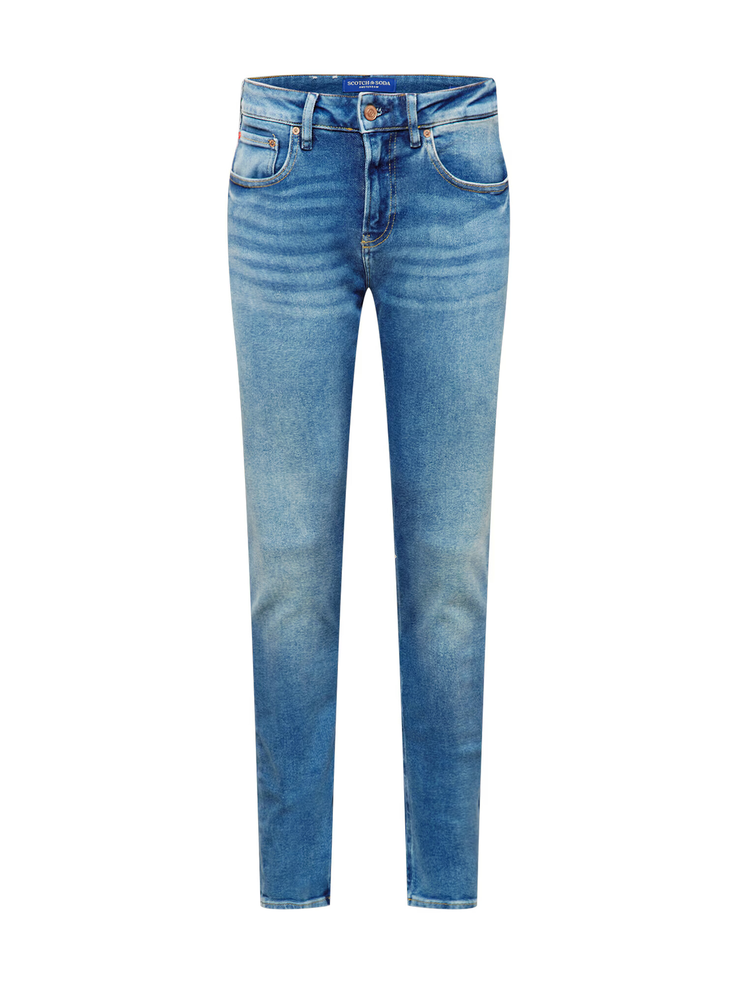 SCOTCH & SODA Jeans 'Seasonal Essentials Skim super slim' albastru denim - Pled.ro