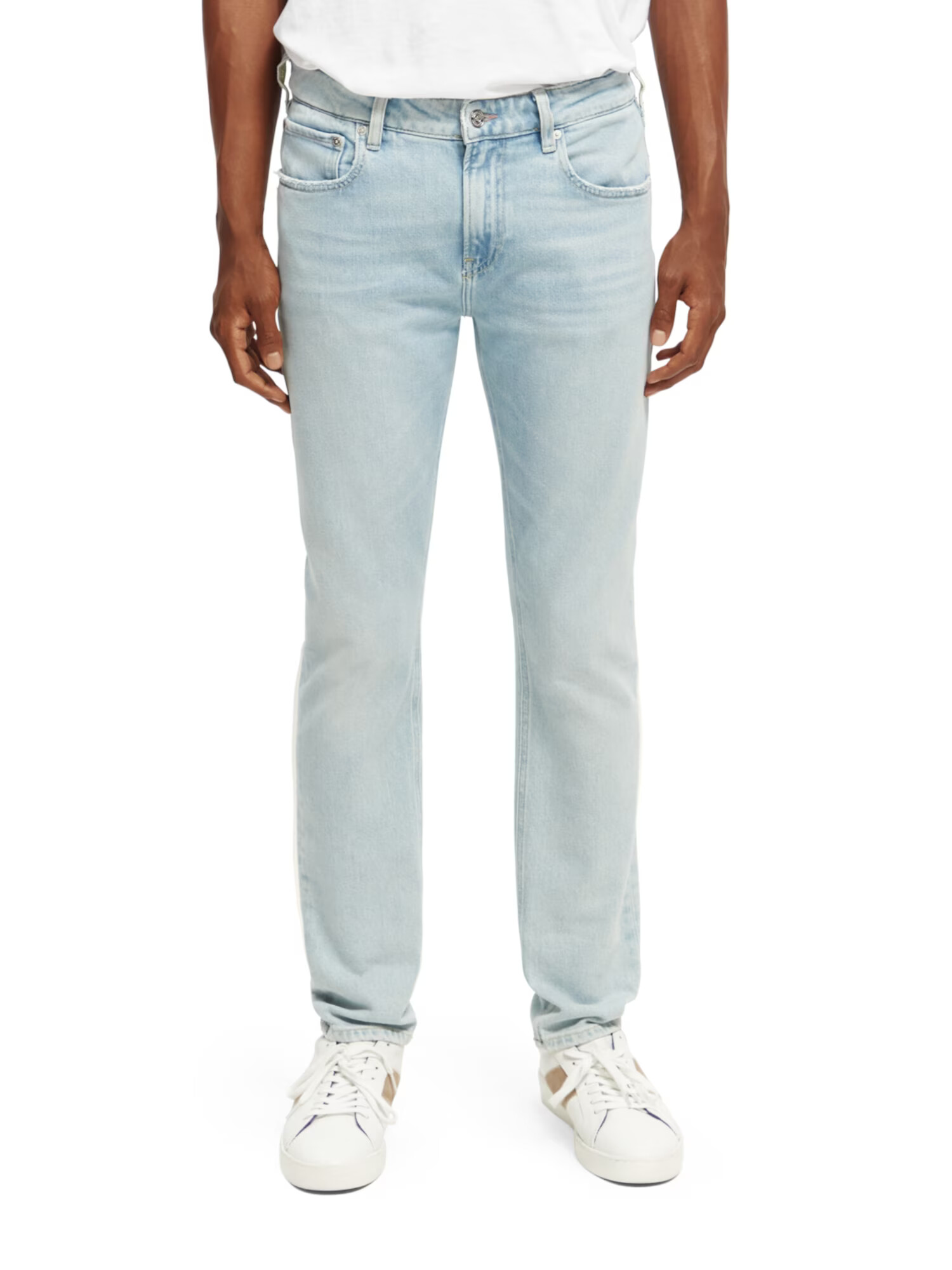 SCOTCH & SODA Jeans 'Skim skinny jeans' albastru deschis - Pled.ro