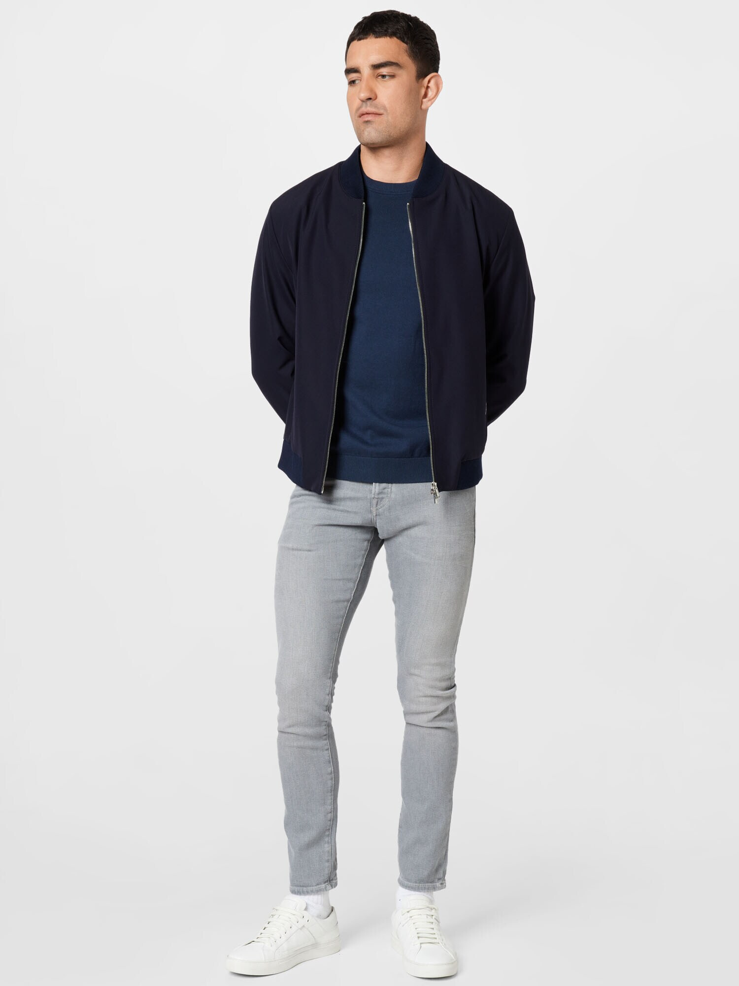 SCOTCH & SODA Jeans 'Essentials Ralston' gri denim - Pled.ro