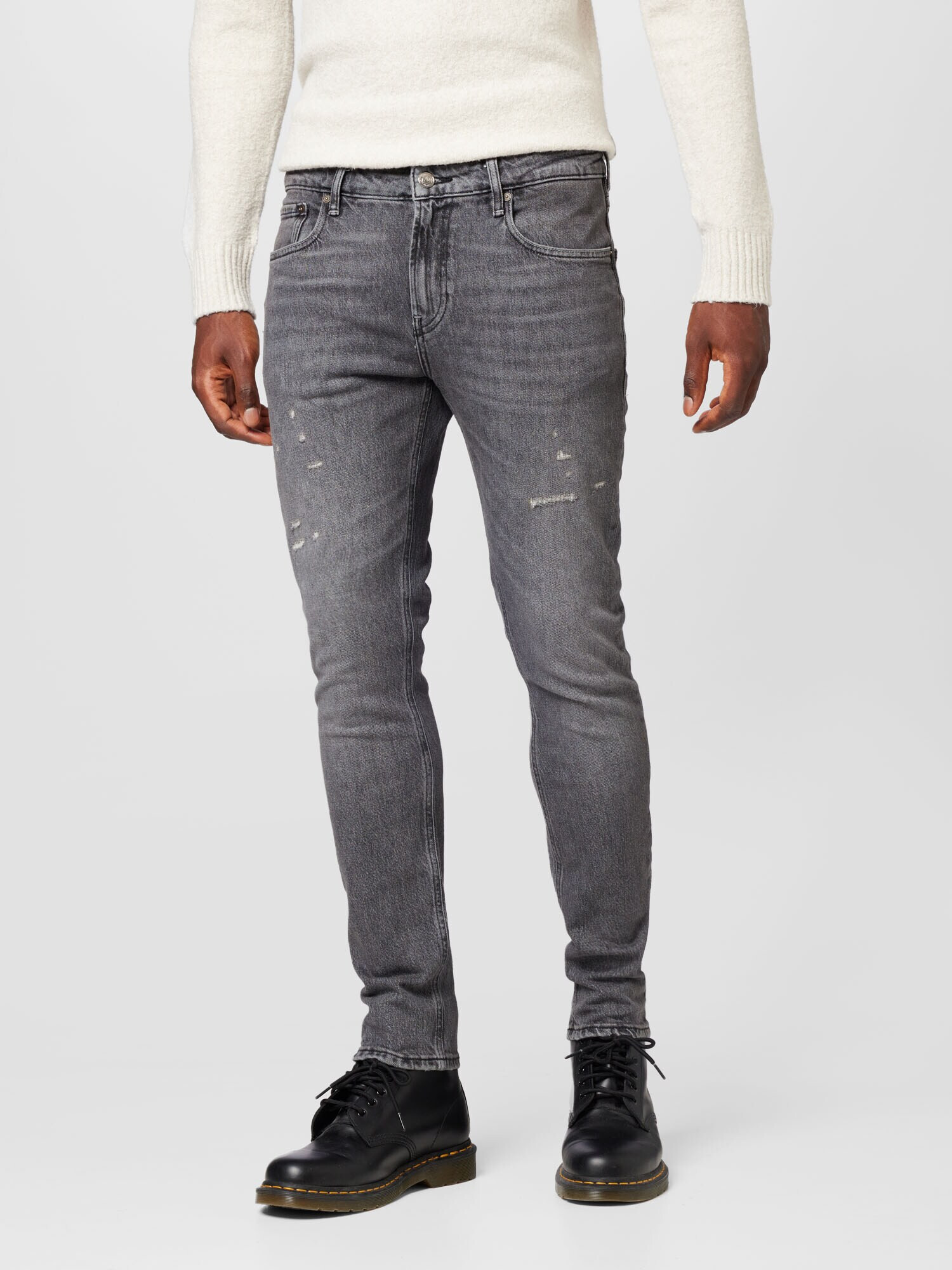 SCOTCH & SODA Jeans 'Skim skinny jeans — Phantom Black' negru denim - Pled.ro