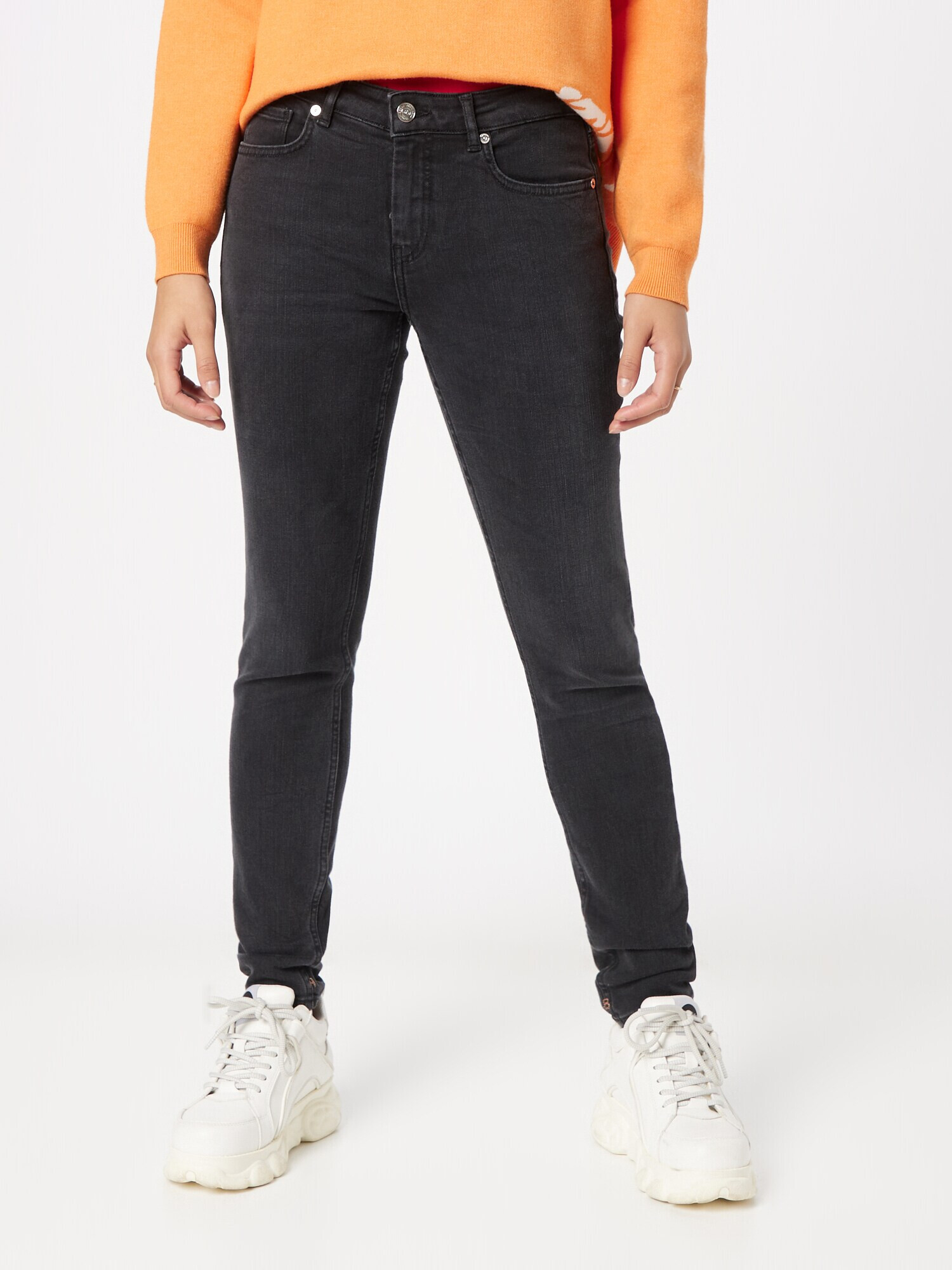 SCOTCH & SODA Jeans 'Essentials Bohemienne skinny jeans' negru denim - Pled.ro