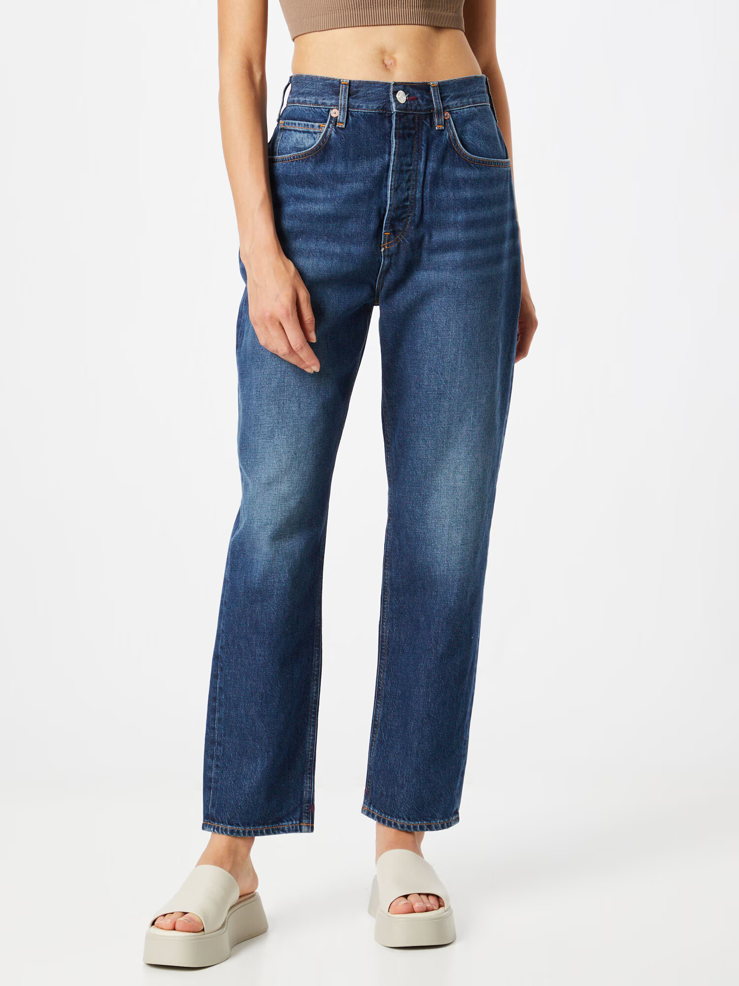 SCOTCH & SODA Jeans 'The Bay boyfriend jeans in organic cotto' albastru denim - Pled.ro