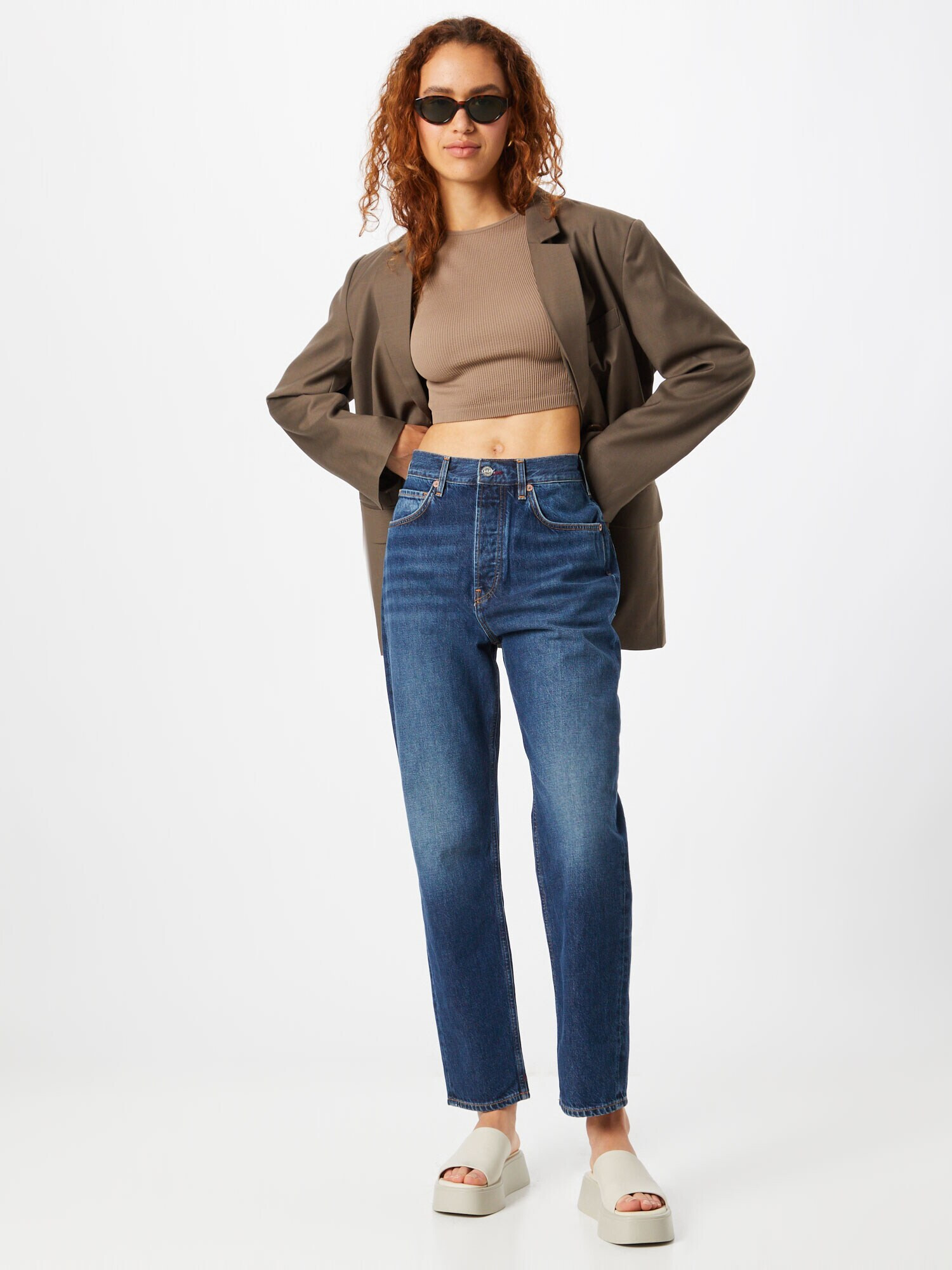 SCOTCH & SODA Jeans 'The Bay boyfriend jeans in organic cotto' albastru denim - Pled.ro