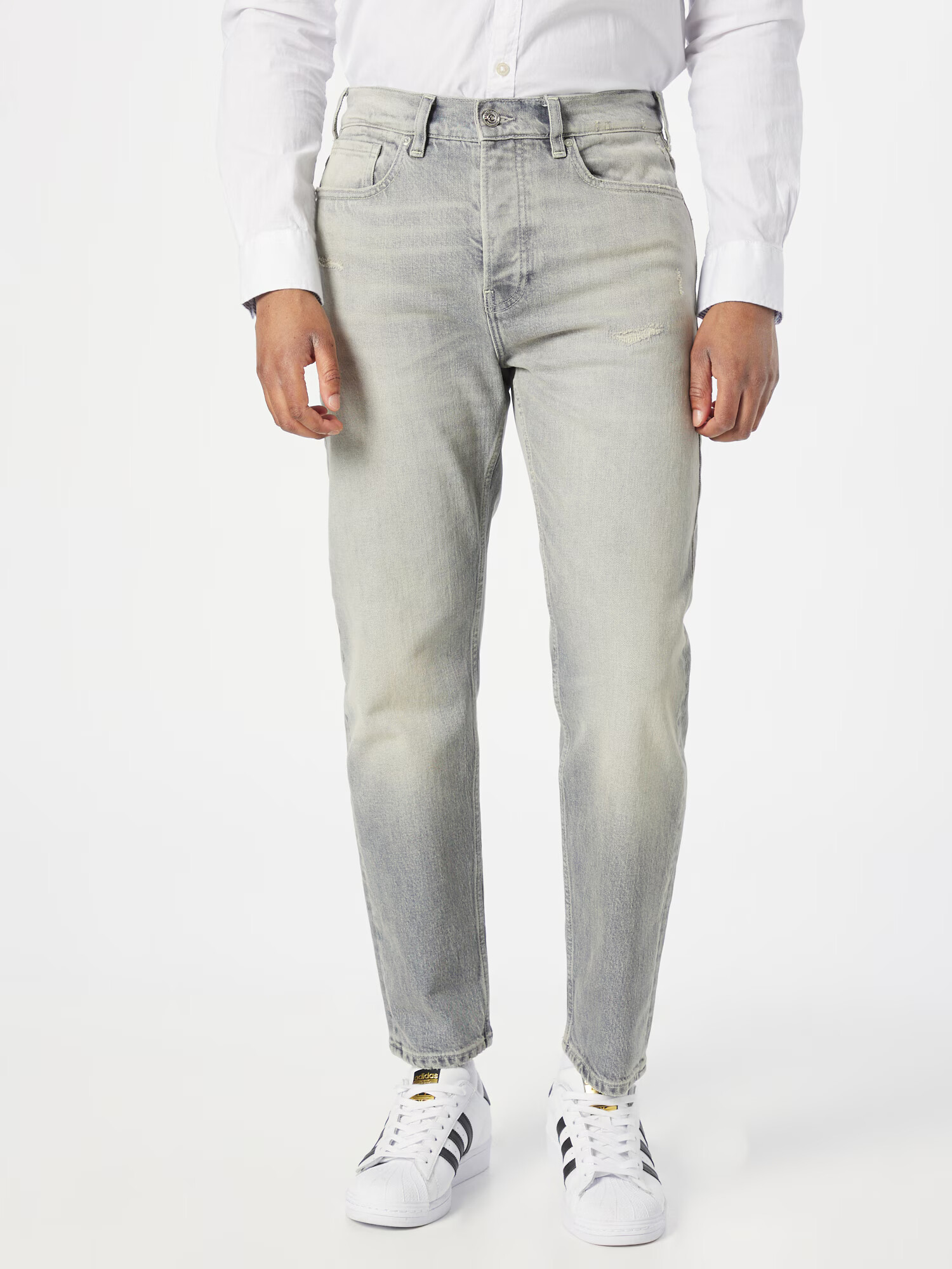 SCOTCH & SODA Jeans 'The Drop' gri denim - Pled.ro