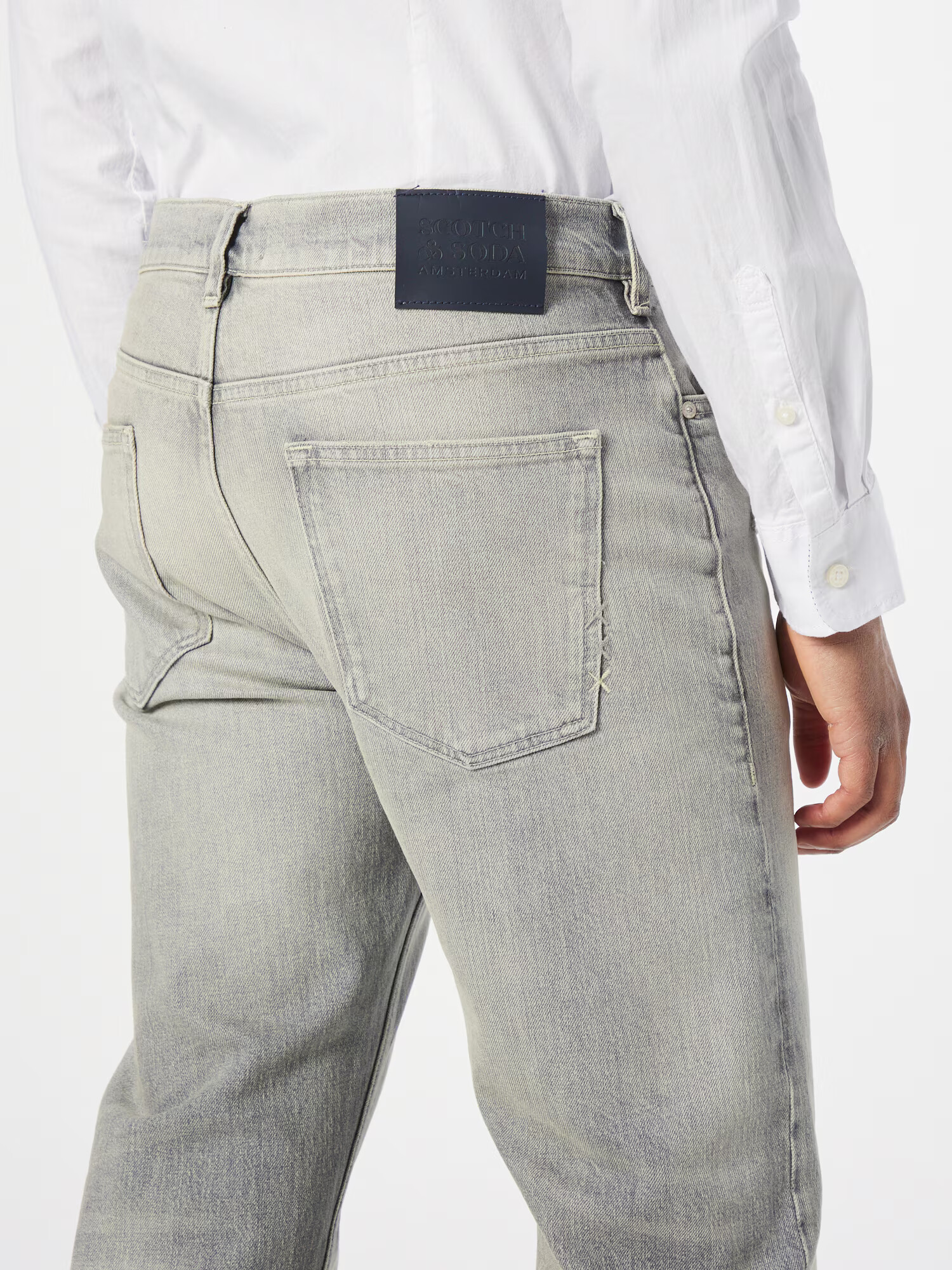 SCOTCH & SODA Jeans 'The Drop' gri denim - Pled.ro