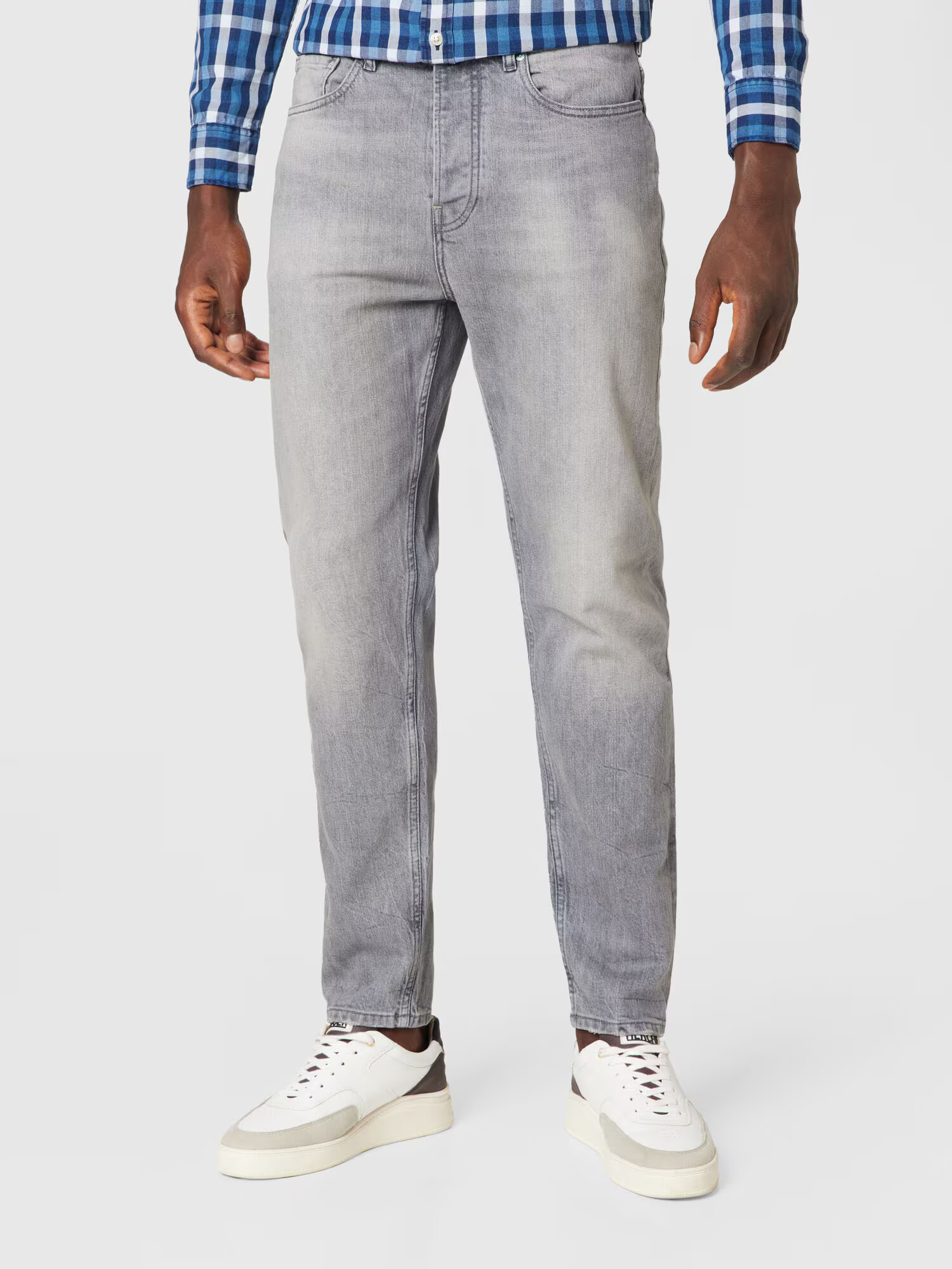 SCOTCH & SODA Jeans 'The Drop' gri denim - Pled.ro